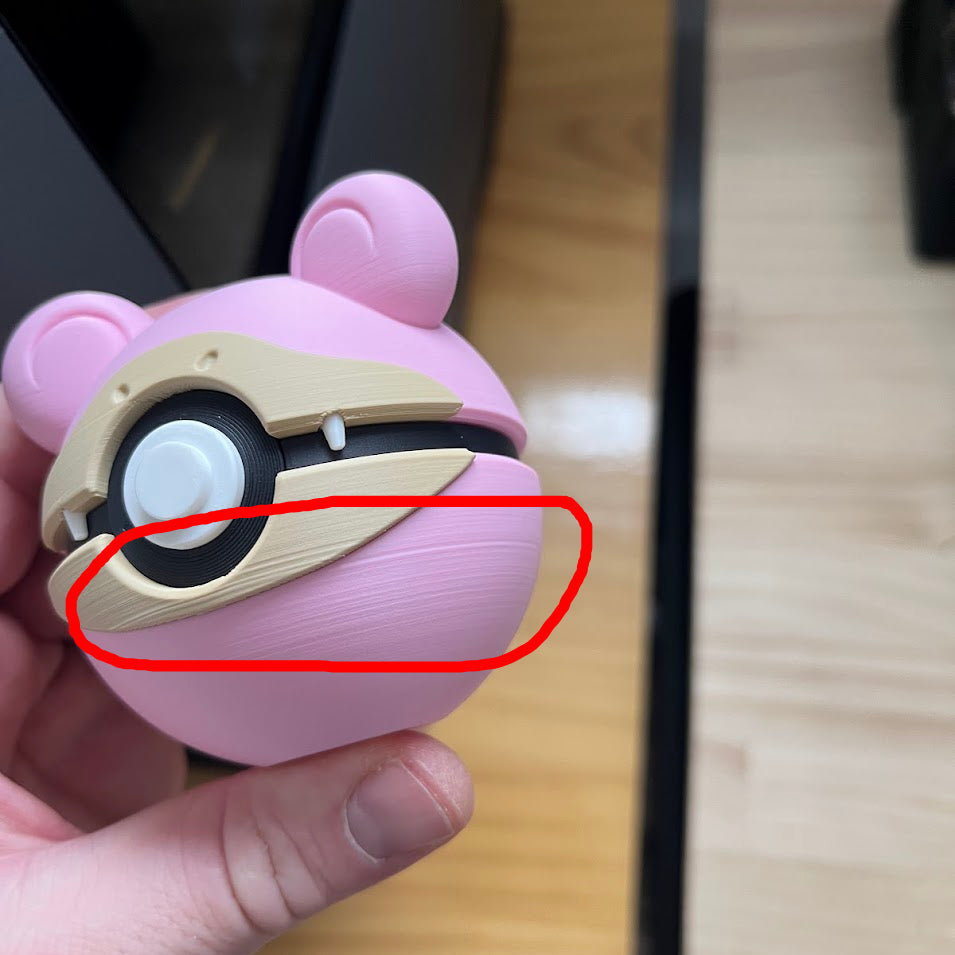 Slowpoke Monster Ball - Misprint - Z Banding
