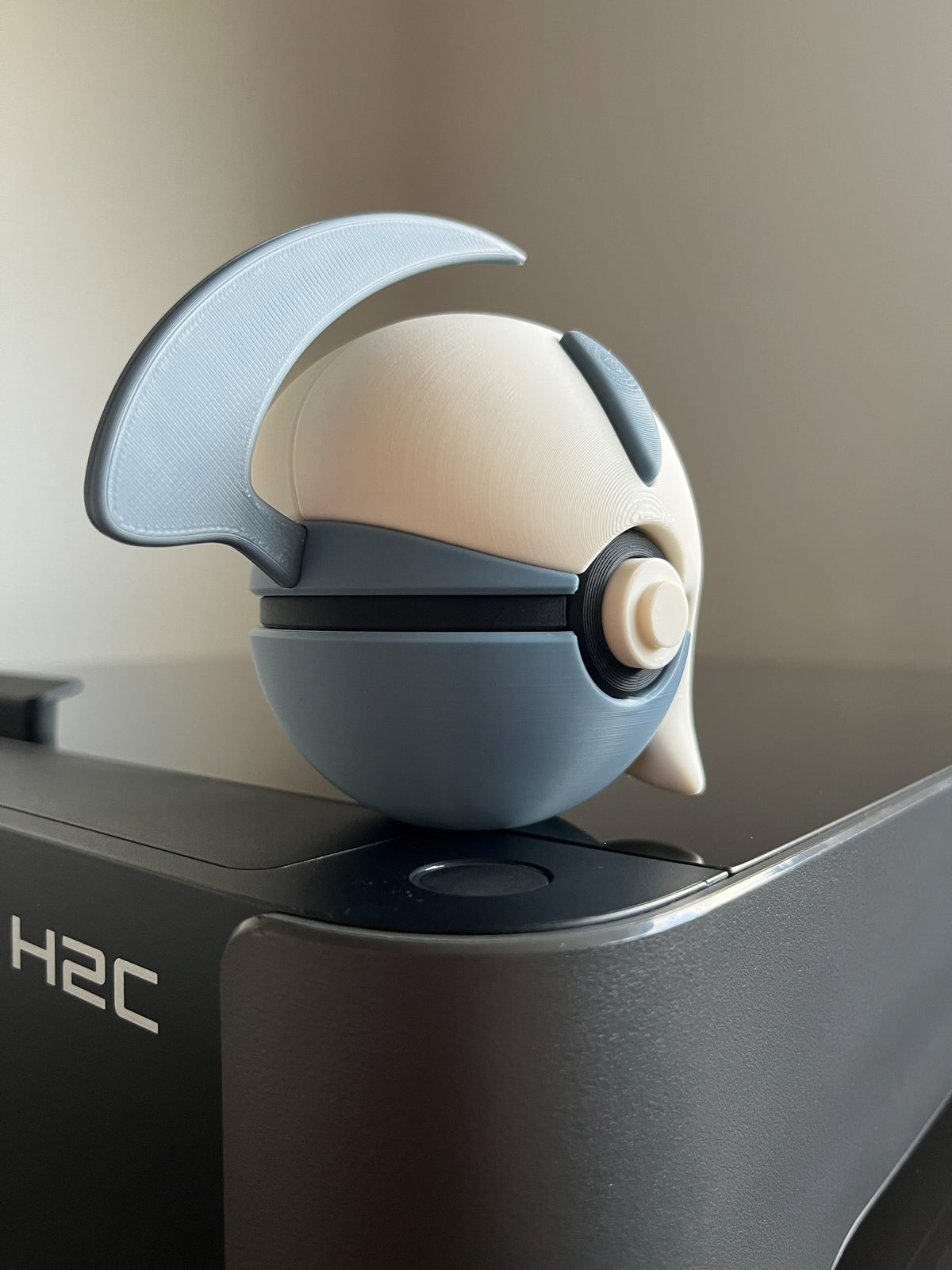 Absol Monster Ball, side profile