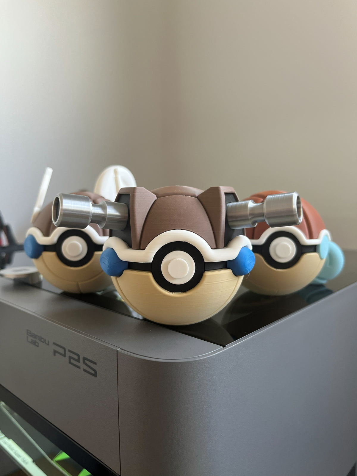 Blastoise Monster Ball, on display
