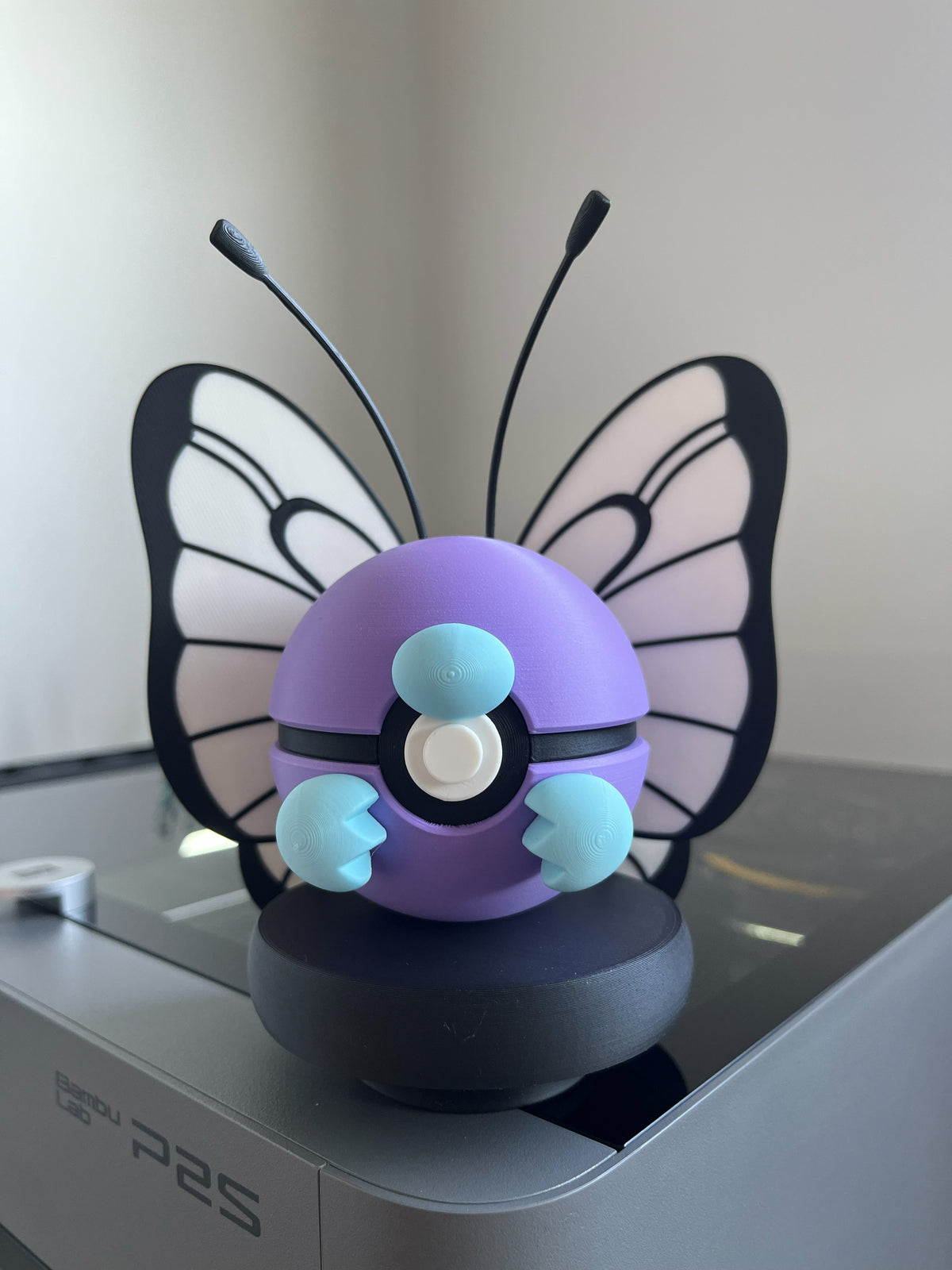 Butterfree Monster Ball, front view