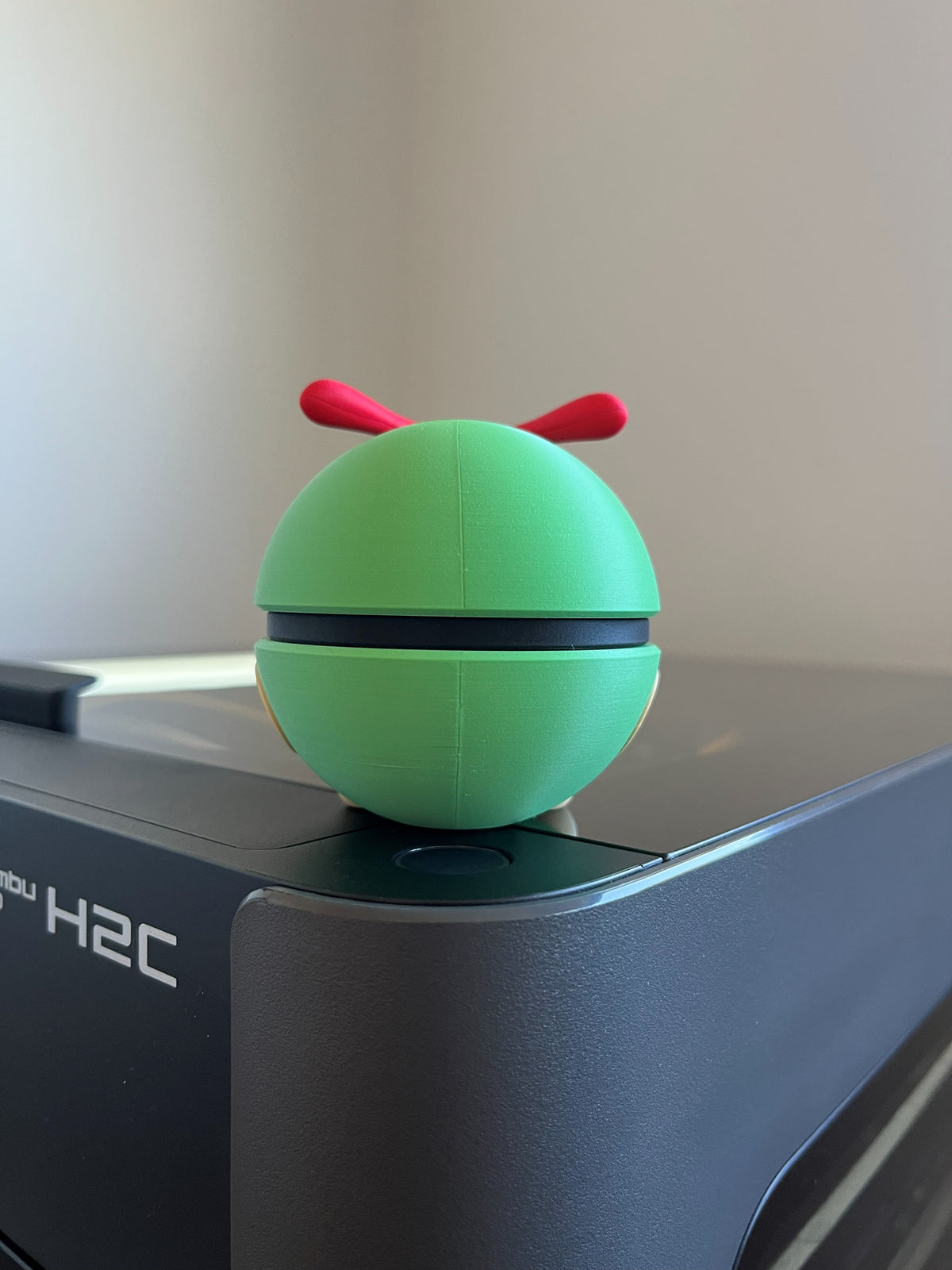 Caterpie Monster Ball, back view