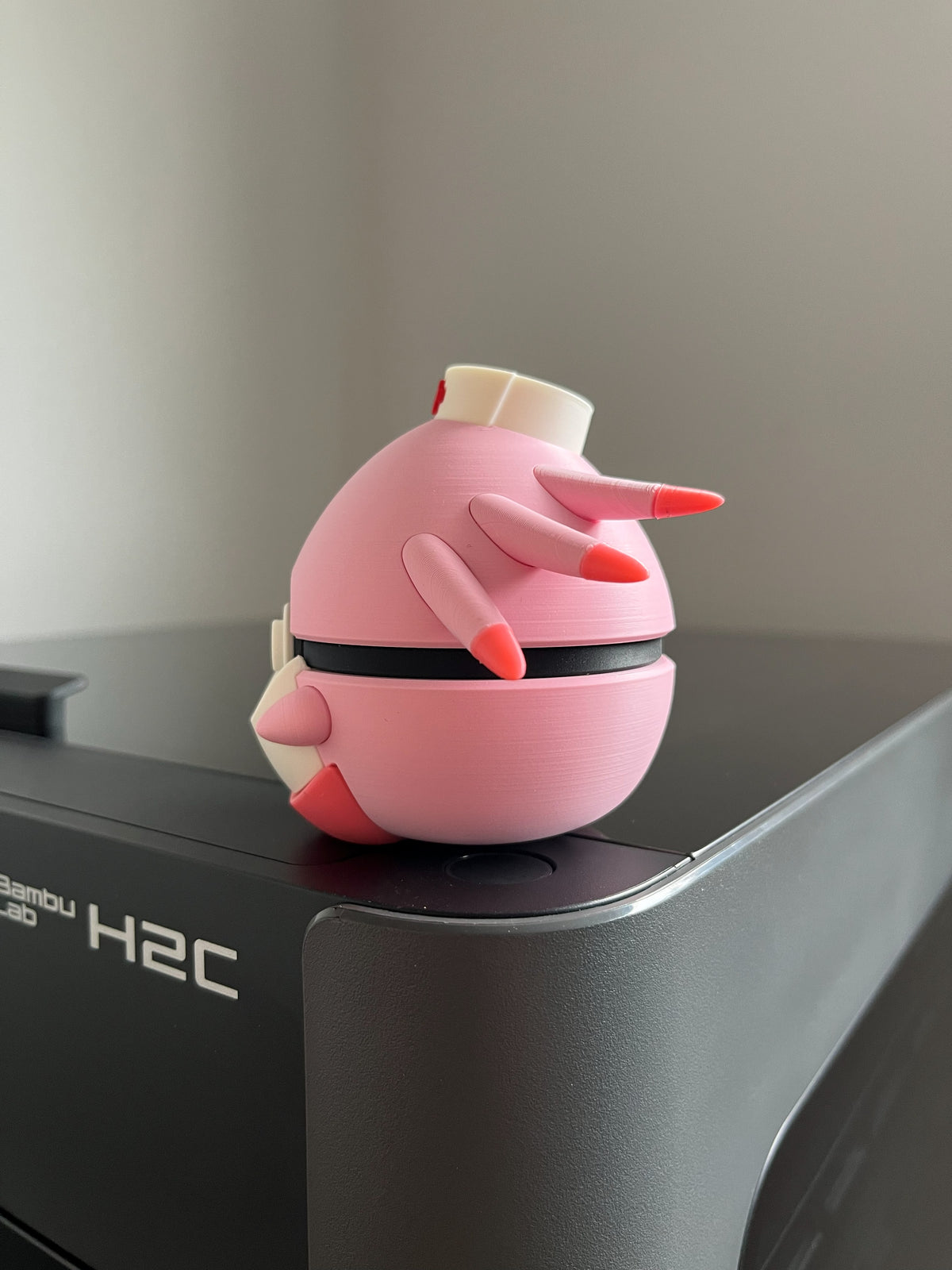 Chansey Monster Ball, left side