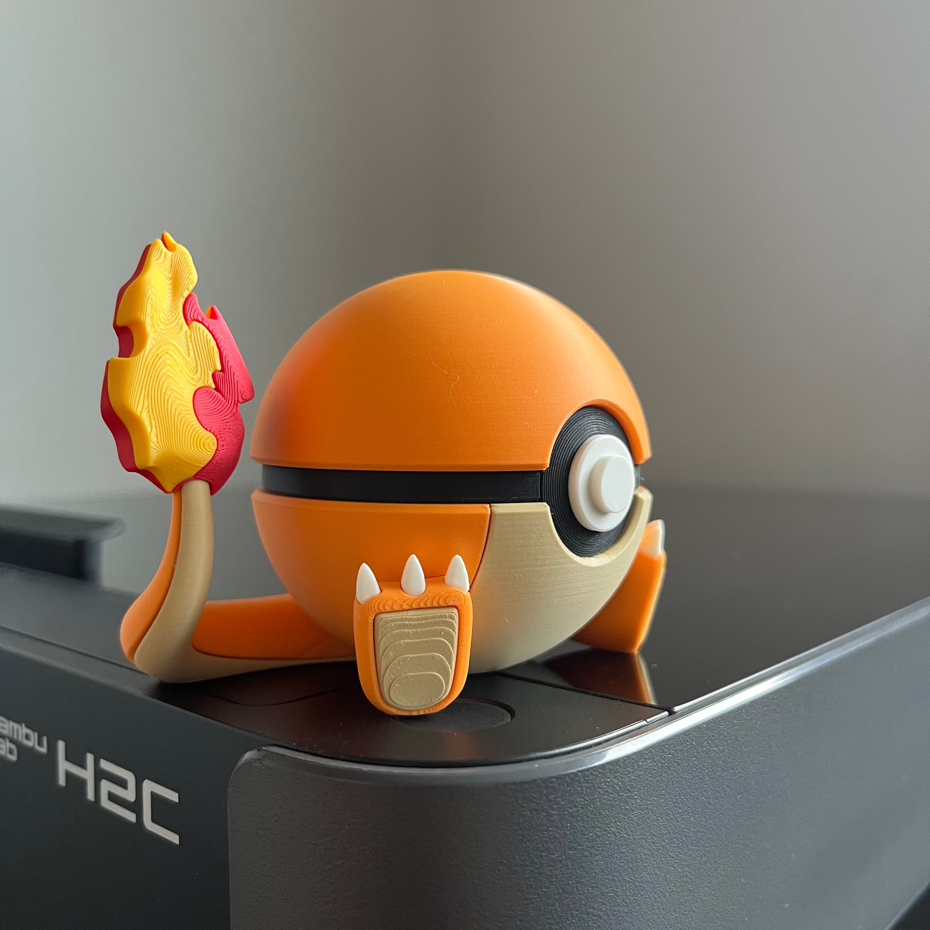 Charmander Monster Ball, side profile