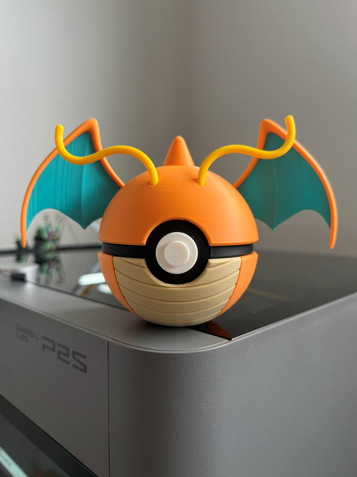 Dragonite Monster Ball, front view