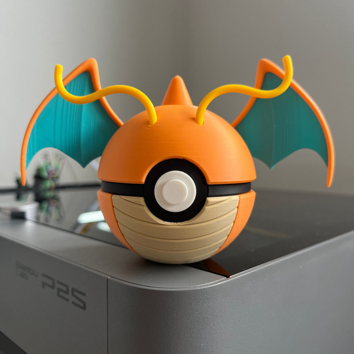 Dragonite Monster Ball, front view