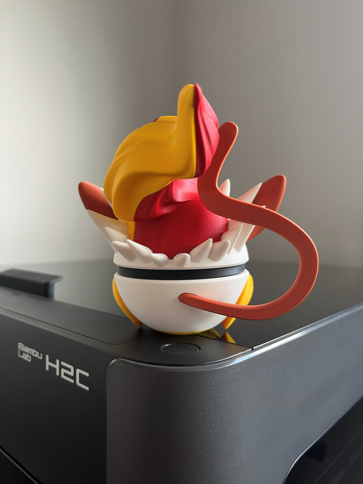 Infernape Monster Ball, back view