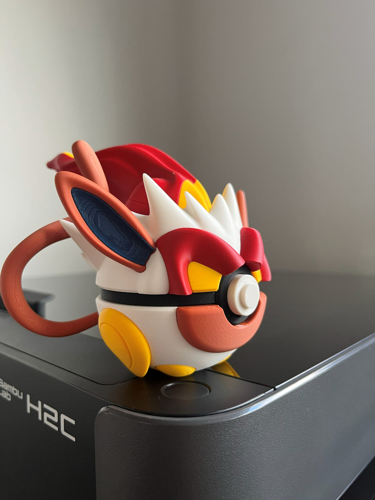 Infernape Monster Ball, side profile