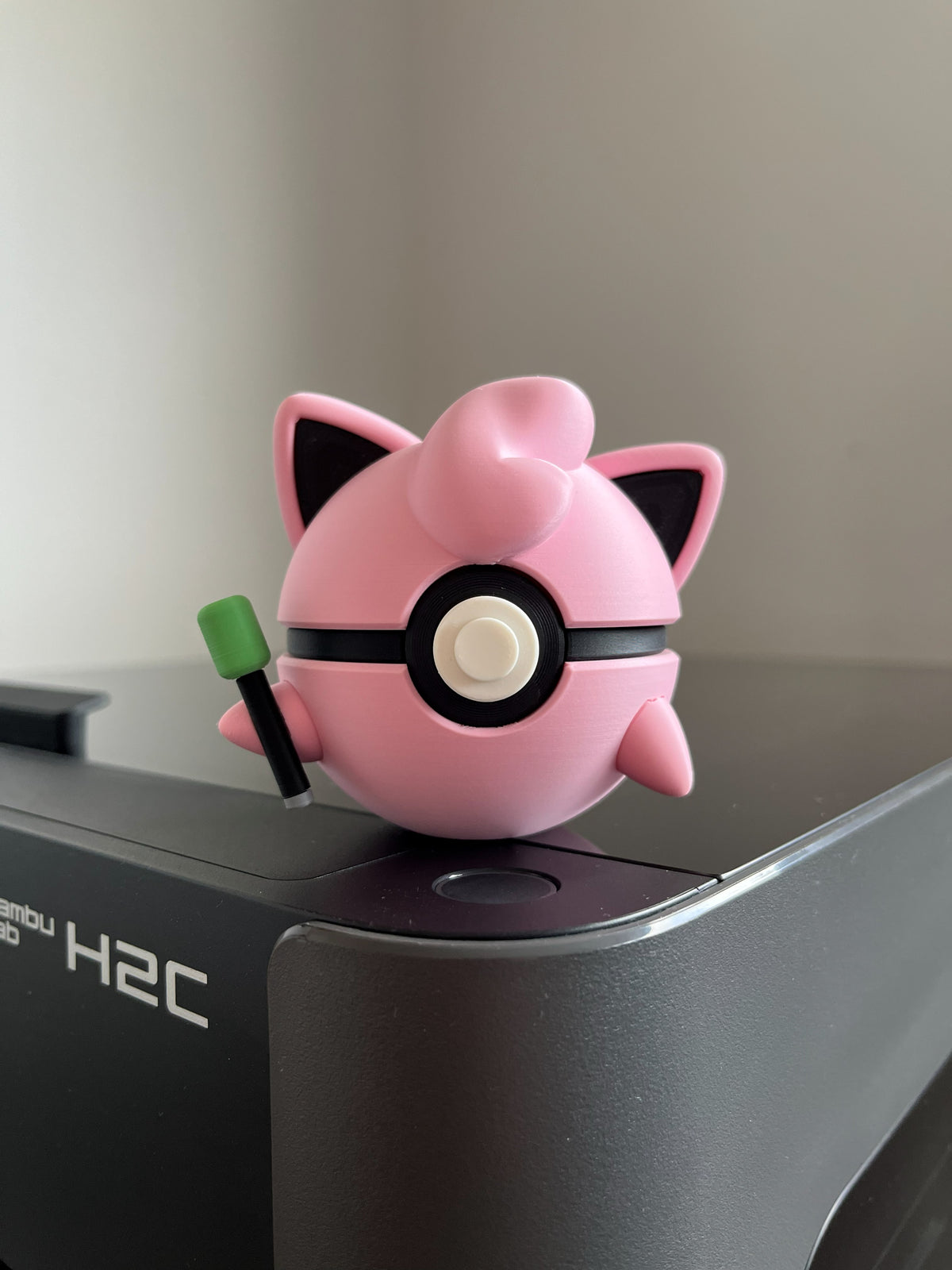 Jigglypuff Monster Ball, front view