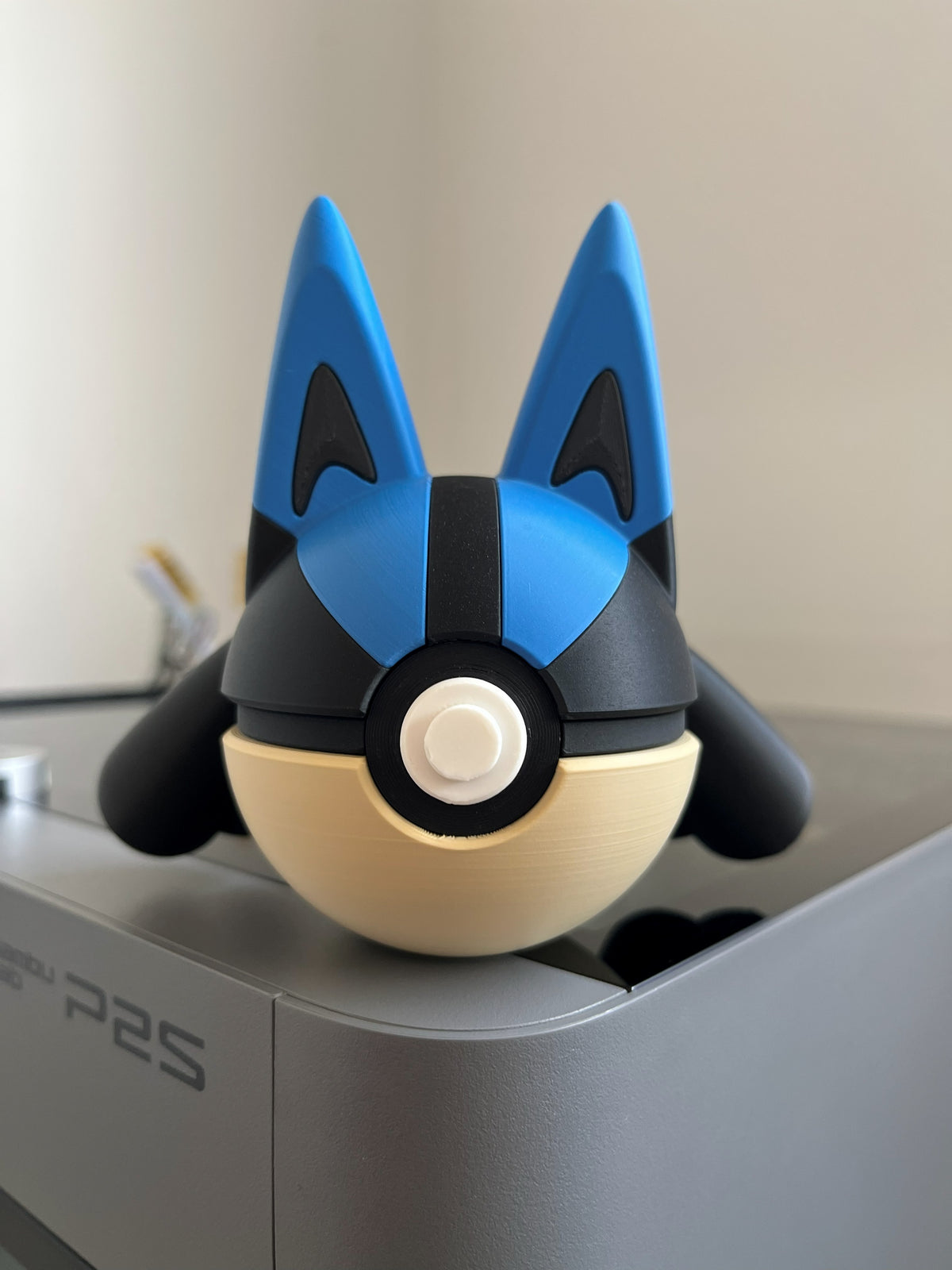 Lucario Monster Ball, front view