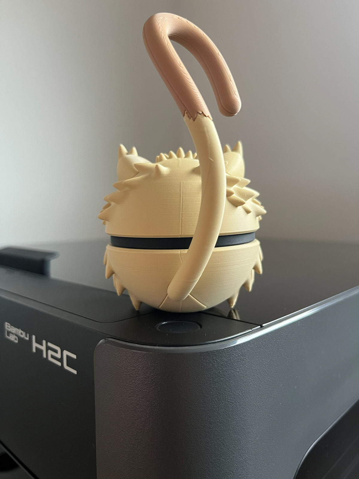 Mankey Monster Ball, back view