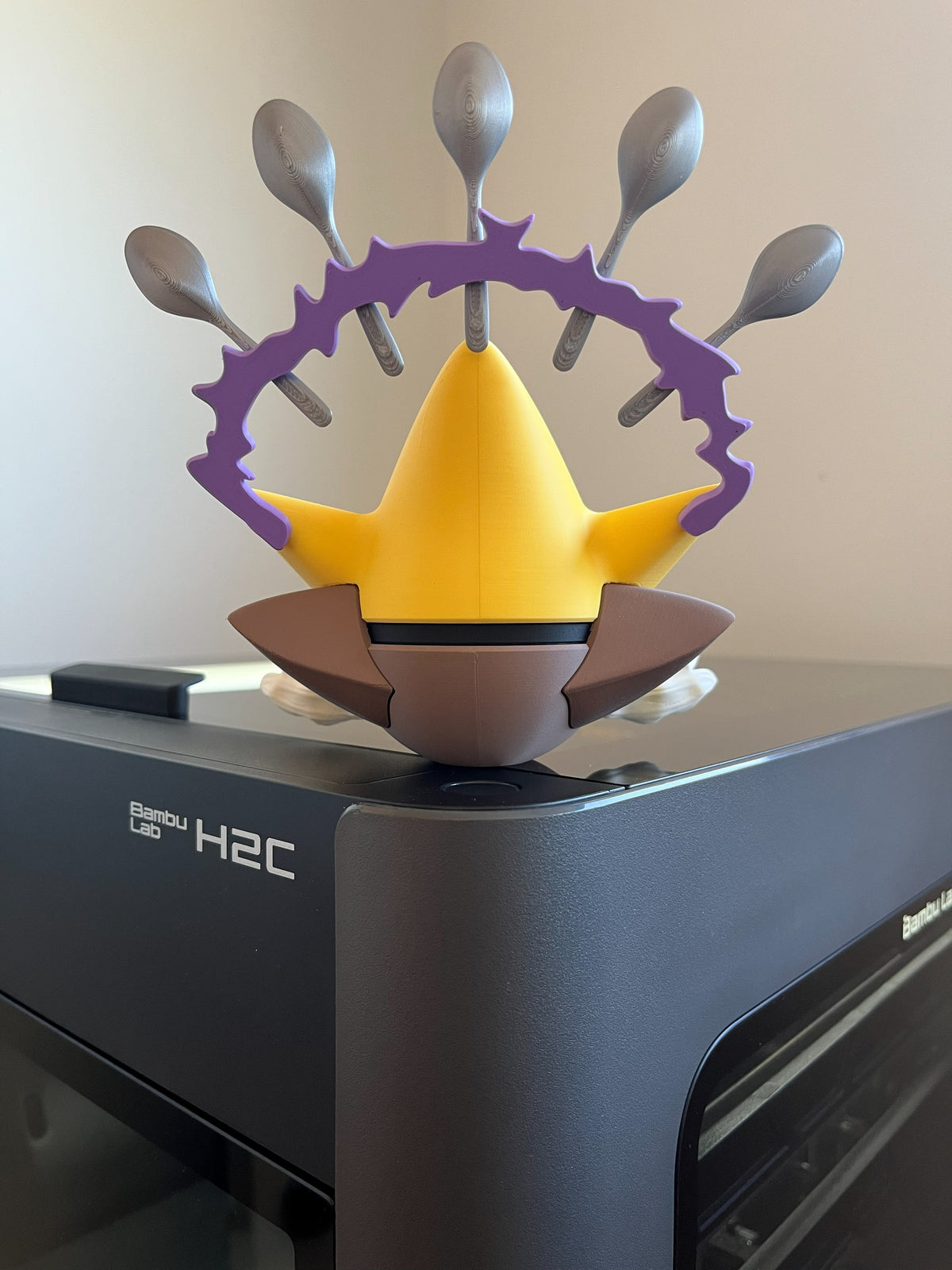 Mega Alakazam Monster Ball, back view