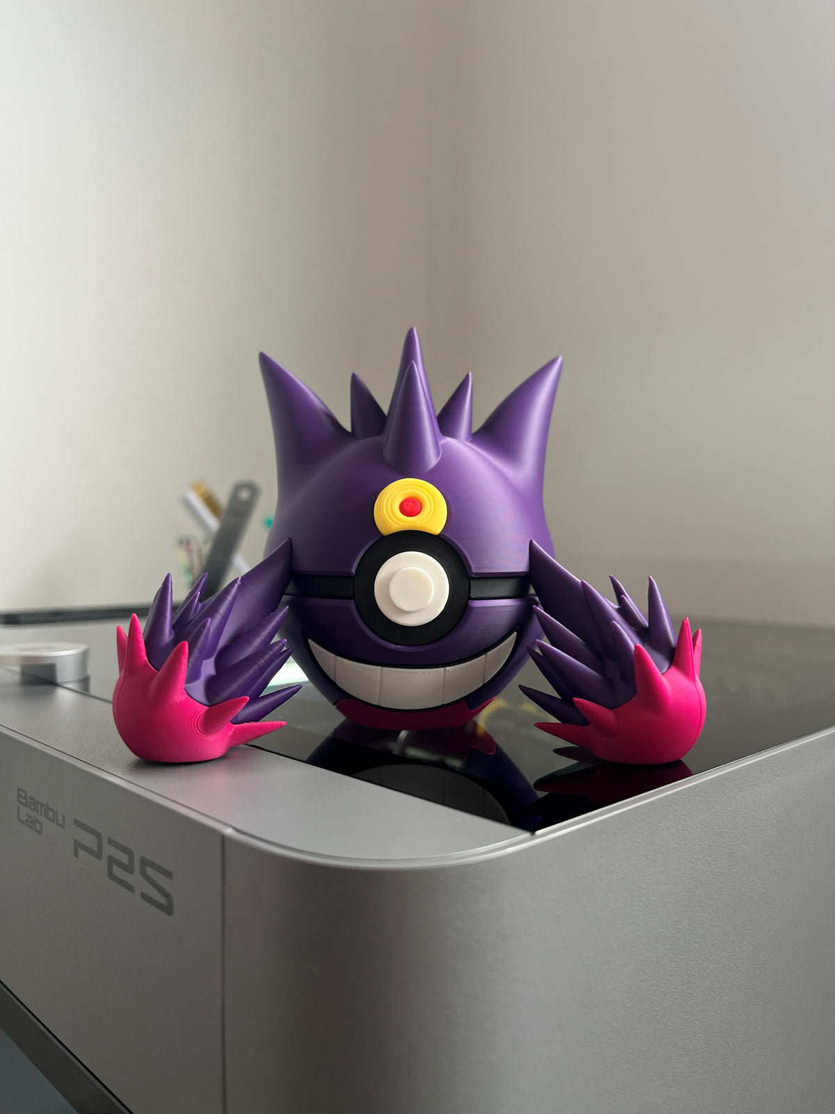 Mega Gengar Monster Ball, front view