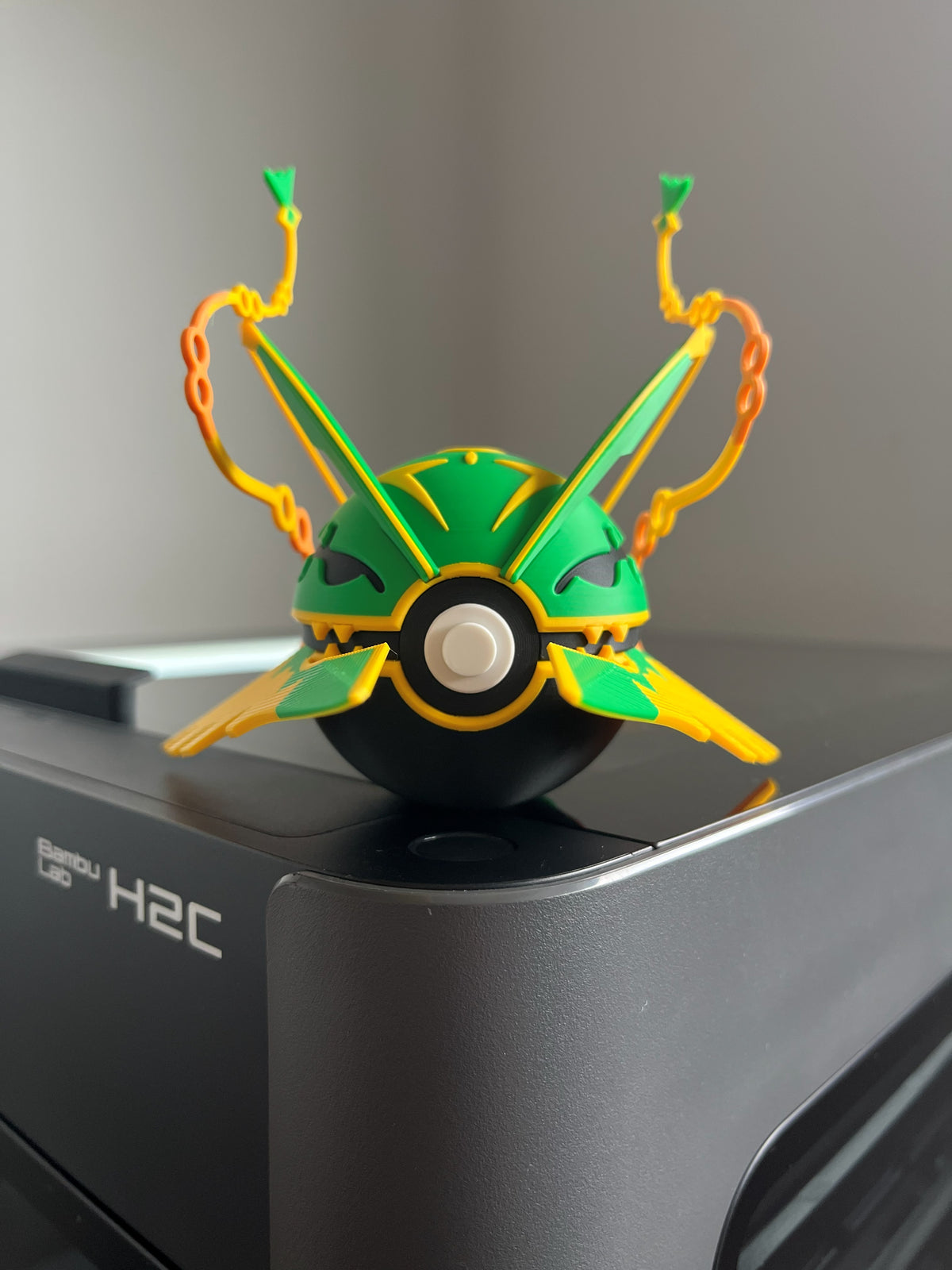 Mega Rayquaza Monster Ball, front view
