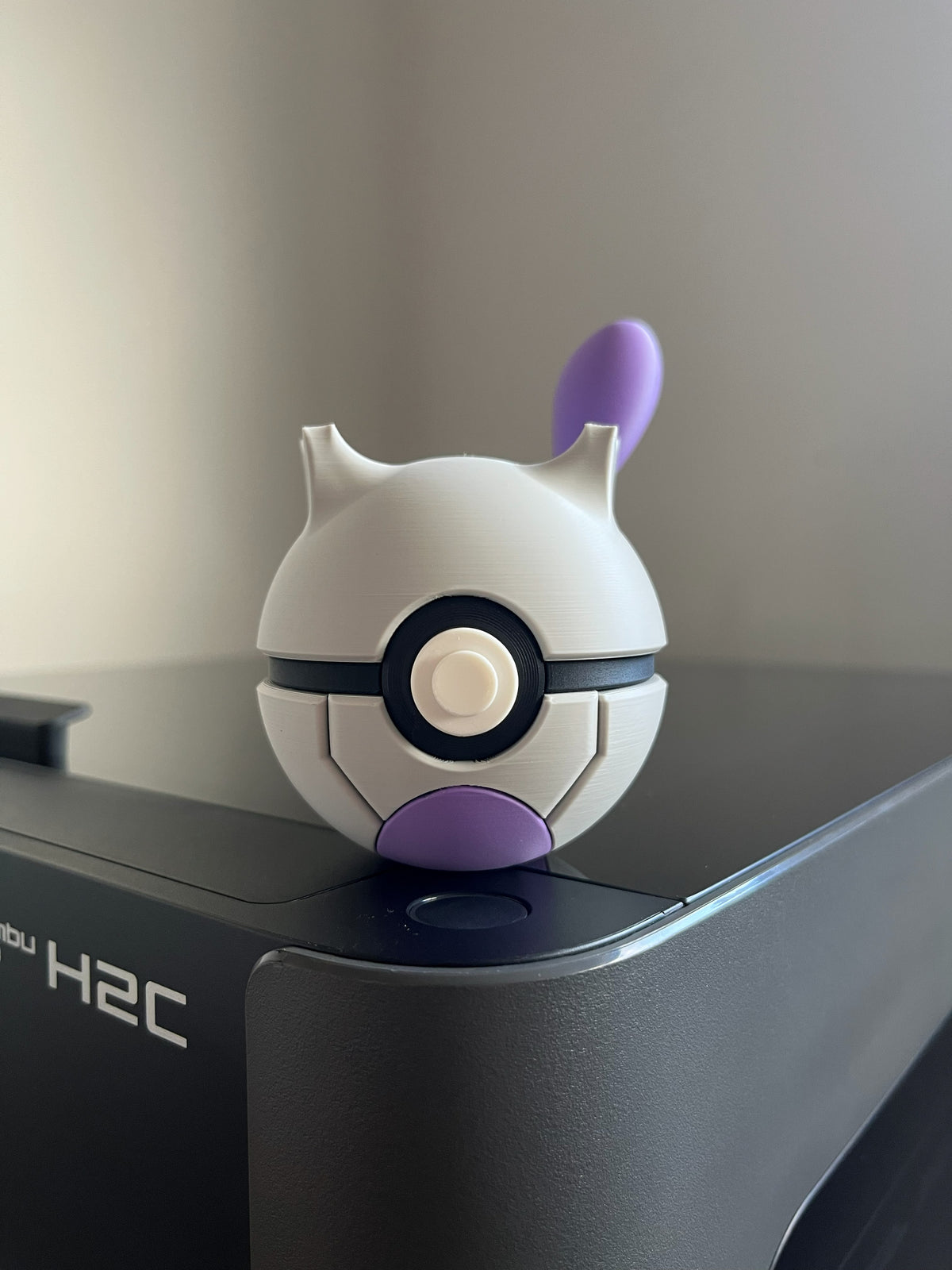 Mewtwo Monster Ball, front view