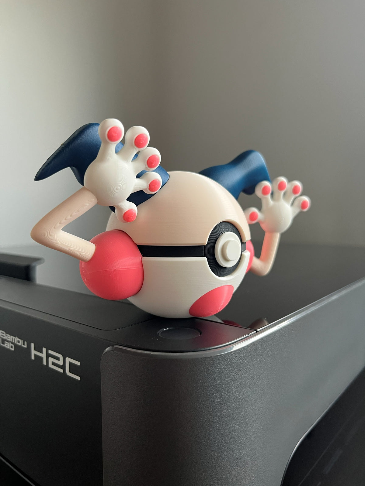 Mr. Mime Monster Ball, side profile
