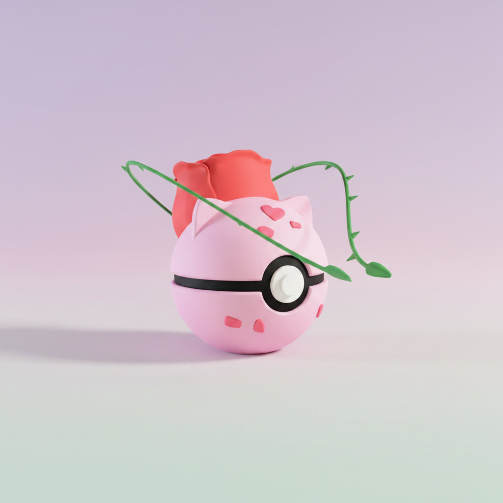 Bulbasaur - Rose Monster Ball