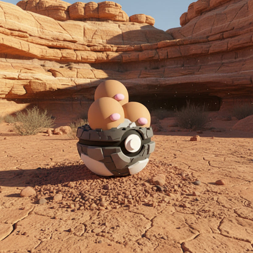 Dugtrio Monster Ball