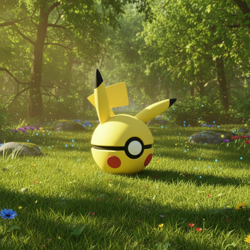 Pikachu Monster Ball