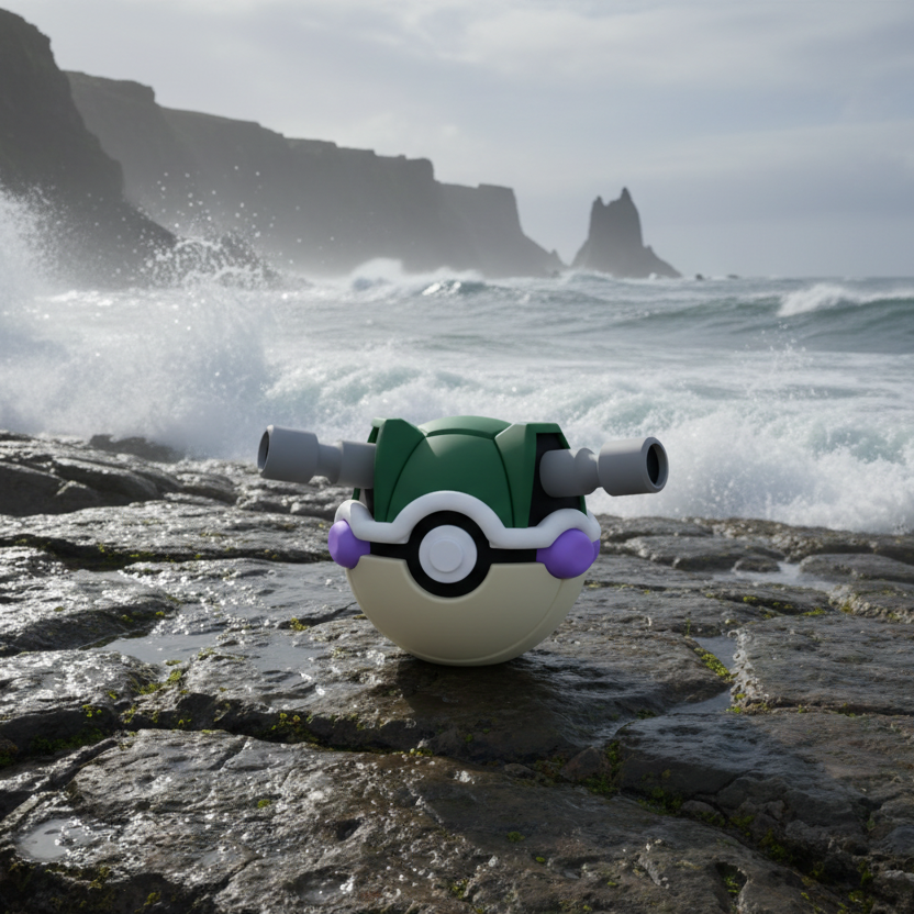 Shiny Blastoise Monster Ball