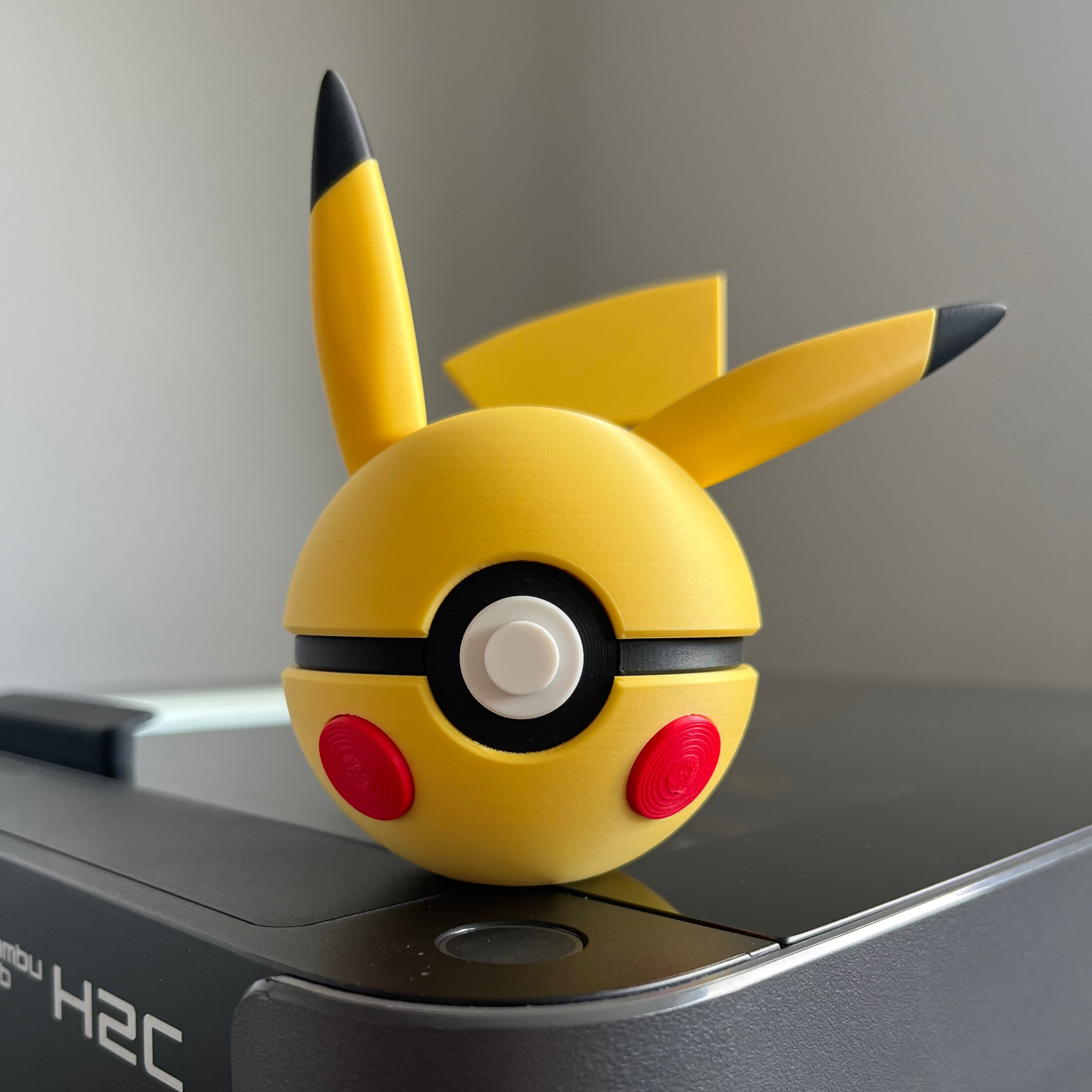 Pikachu Monster Ball, front view