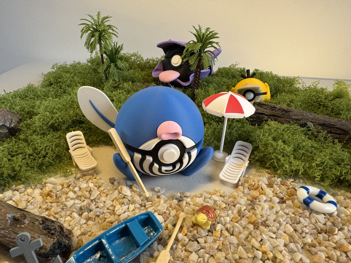 Poliwag Monster Ball, on display