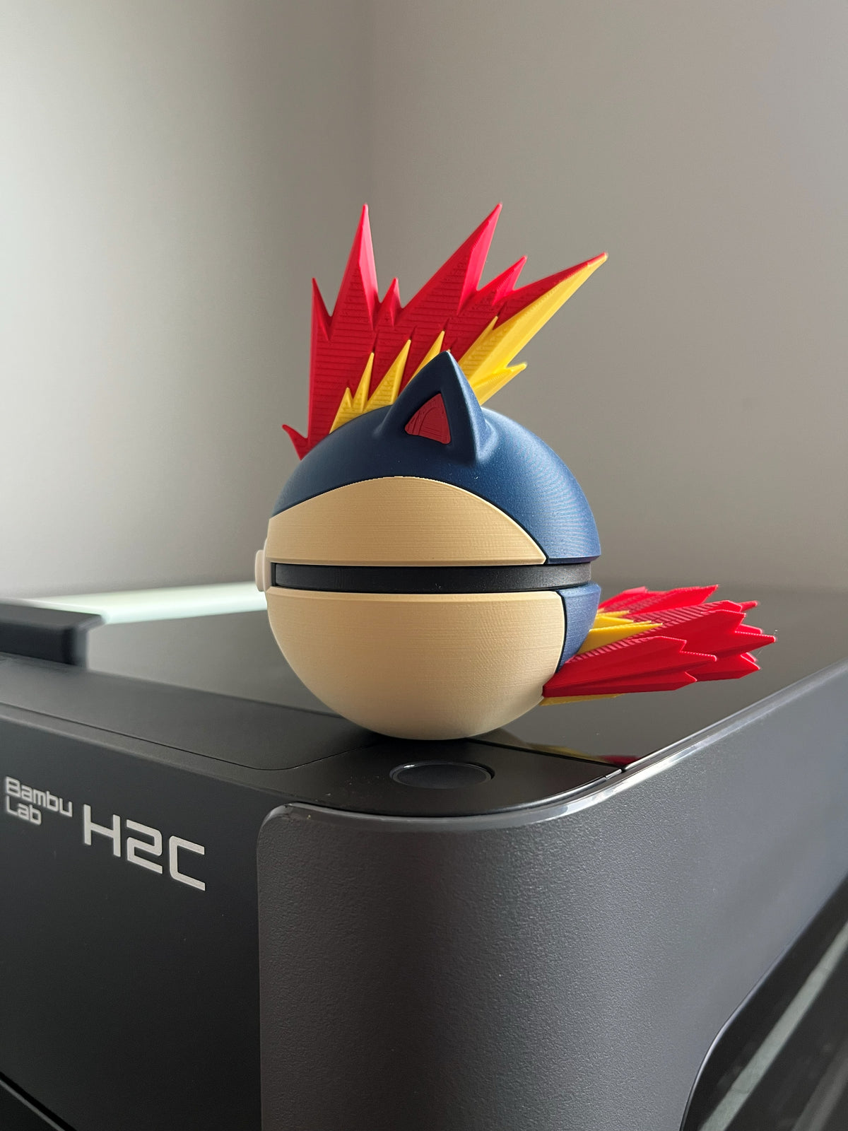 Quilava Monster Ball, left side