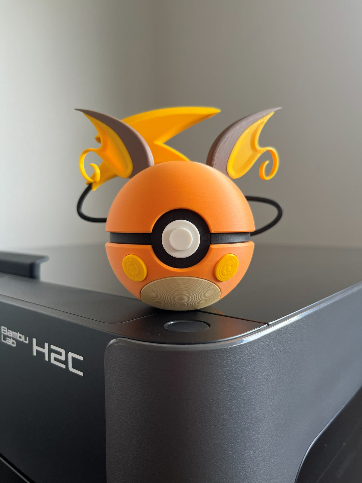 Raichu Monster Ball, front view