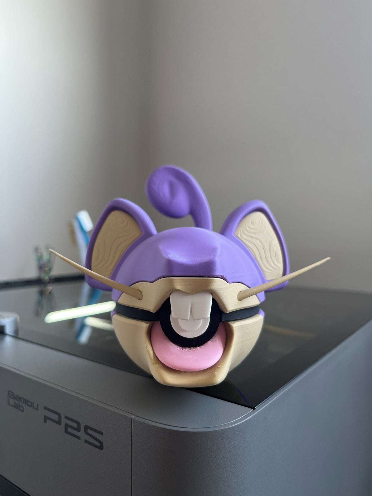 Rattata Monster Ball, front view