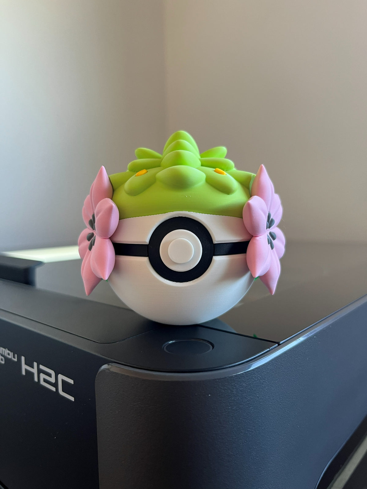 Shaymin Land Monster Ball, front view