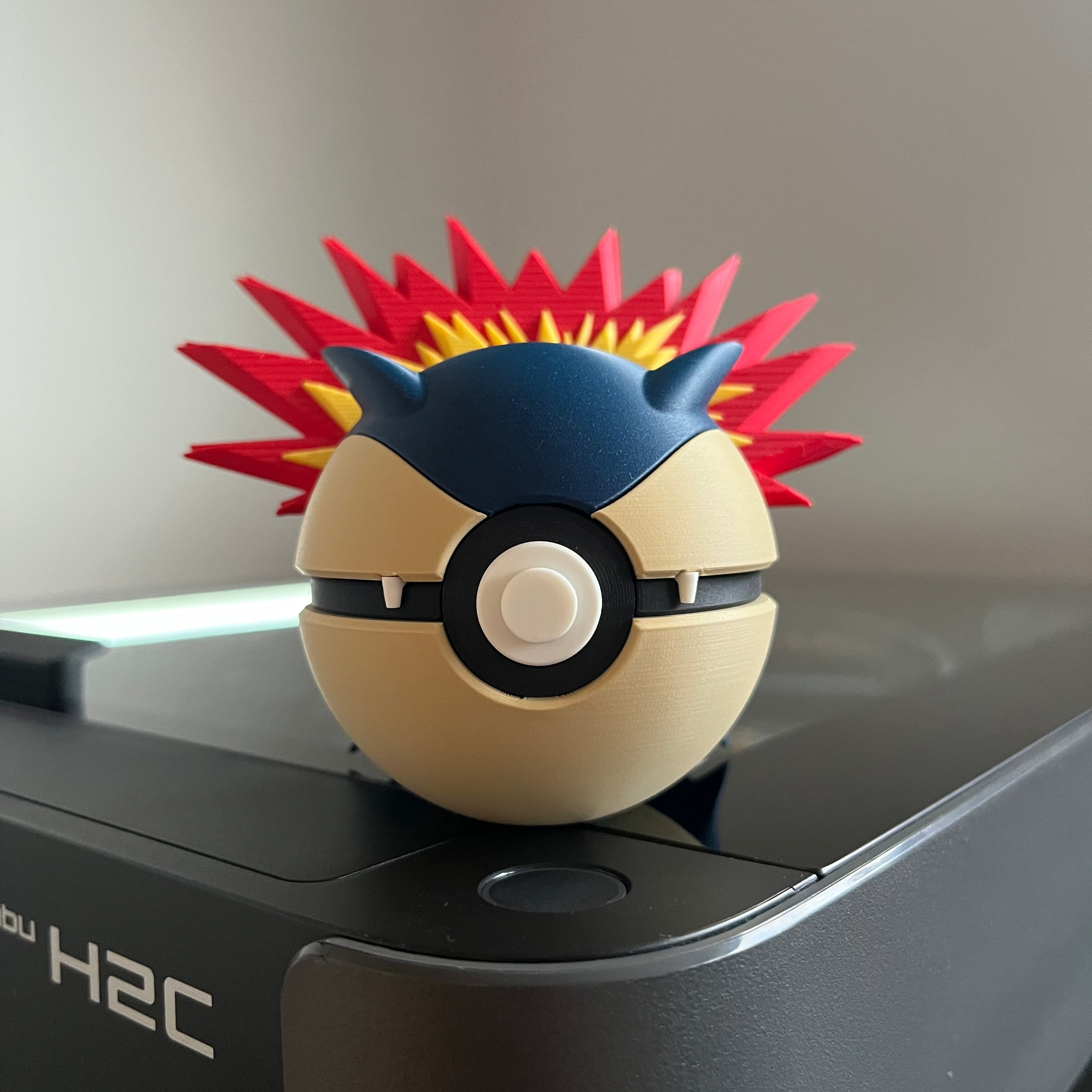 Typhlosion Monster Ball, front view