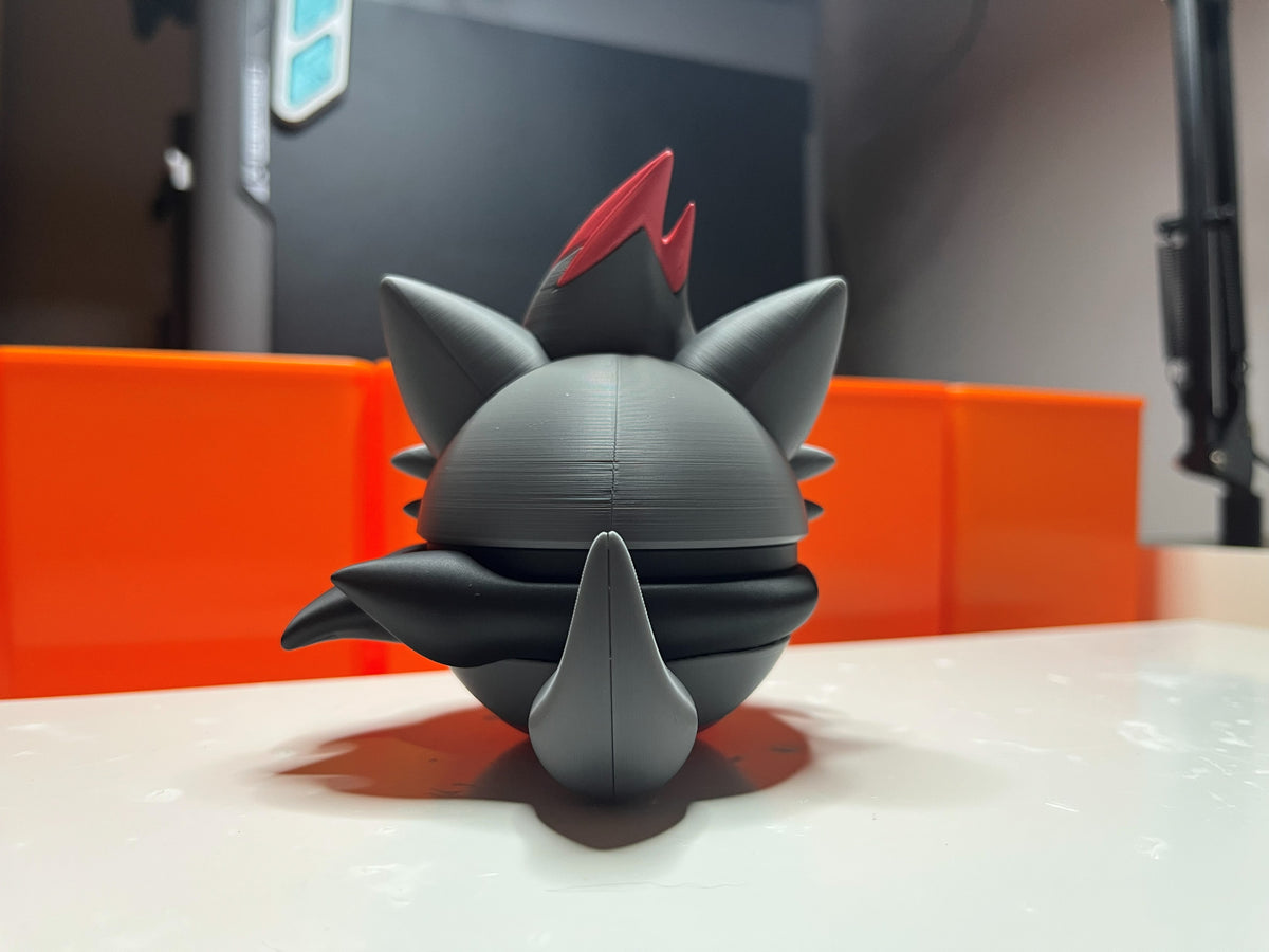 Zorua Monster Ball, back view