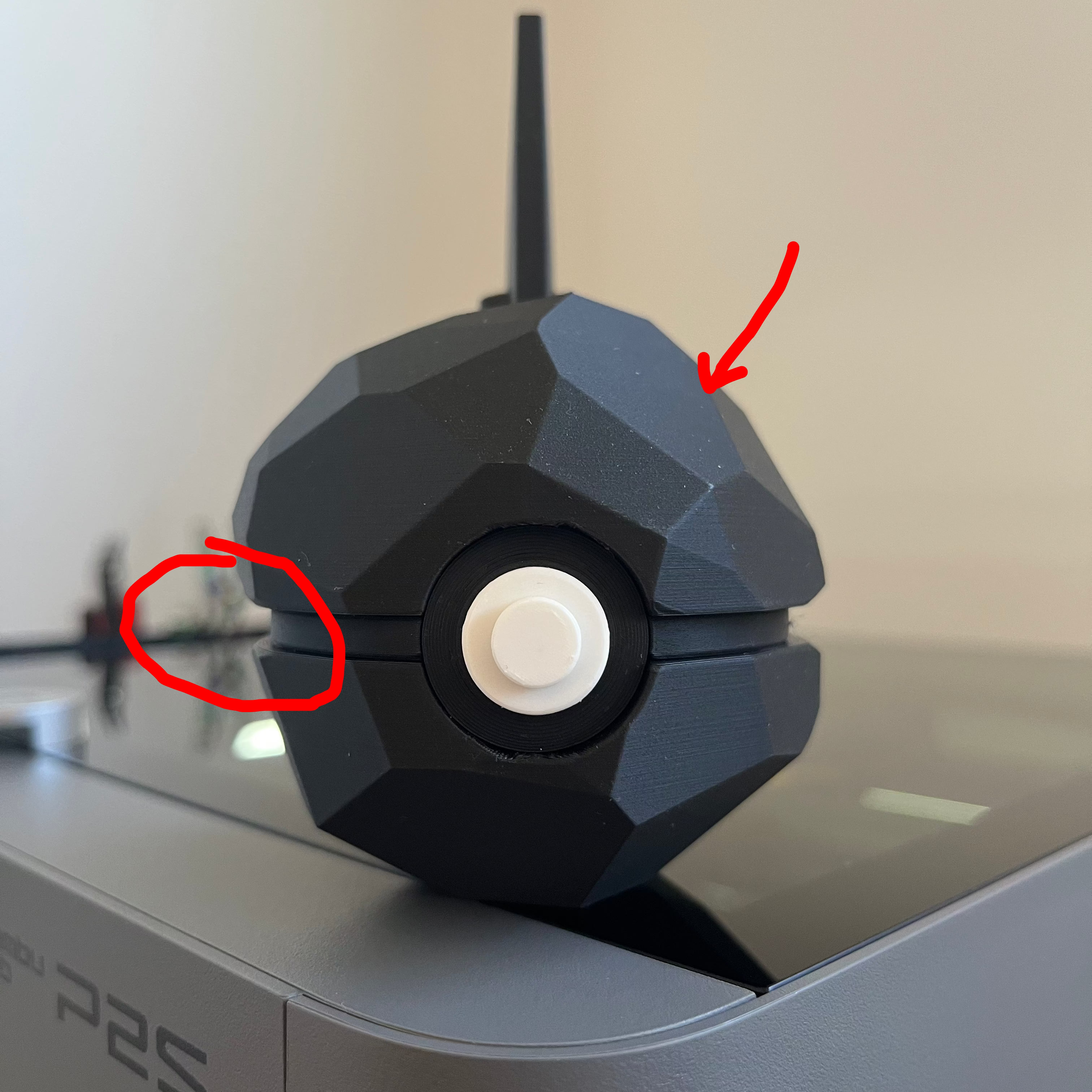 Onix Monster Ball - Misprint - Missing Tail