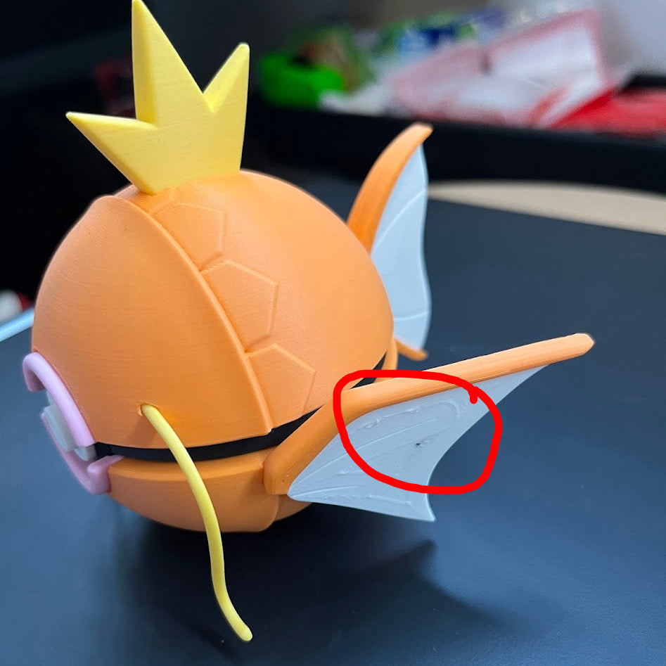 Magikarp Monster Ball - Misprint - Discolouration
