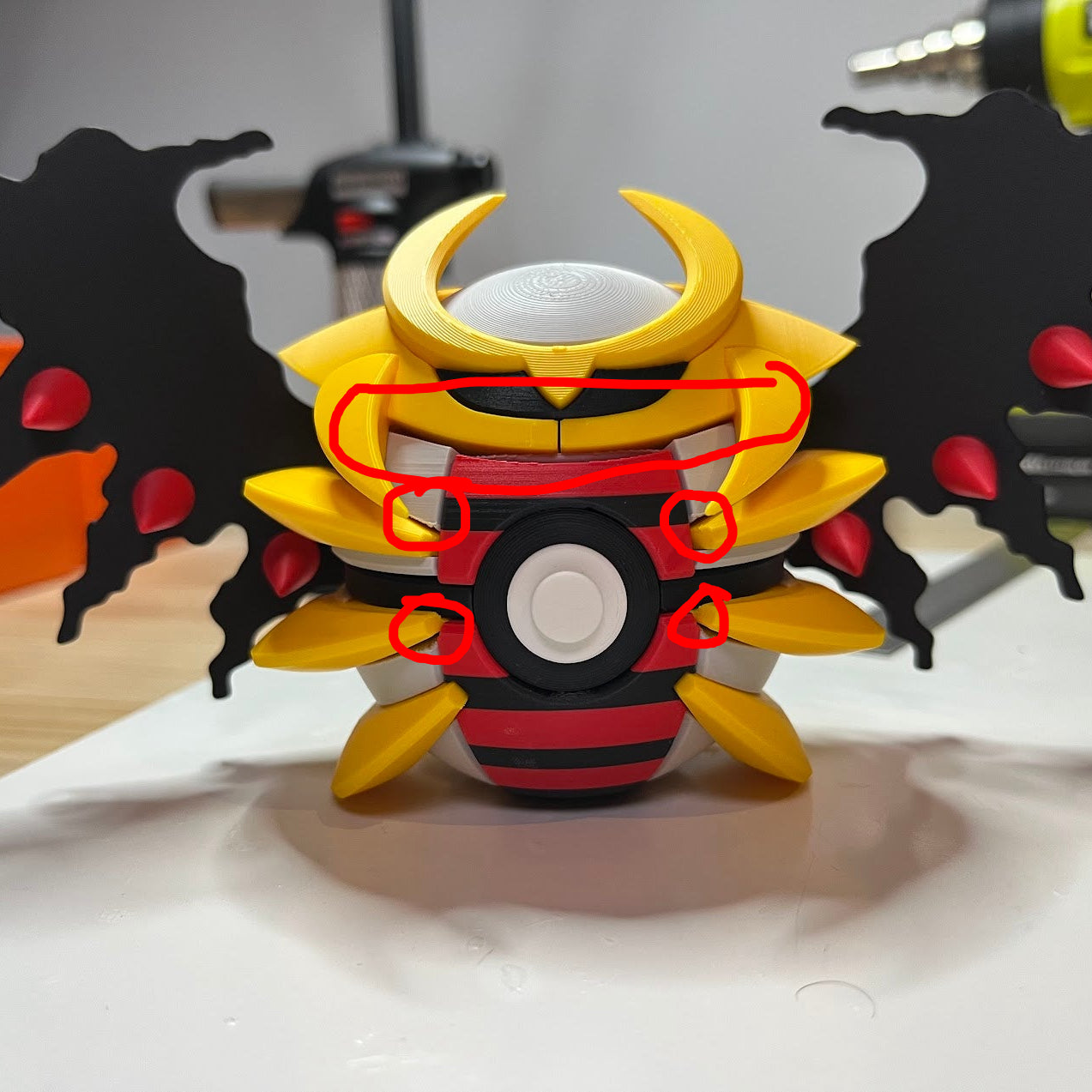Giratina Monster Ball - Misprint - Tolerances