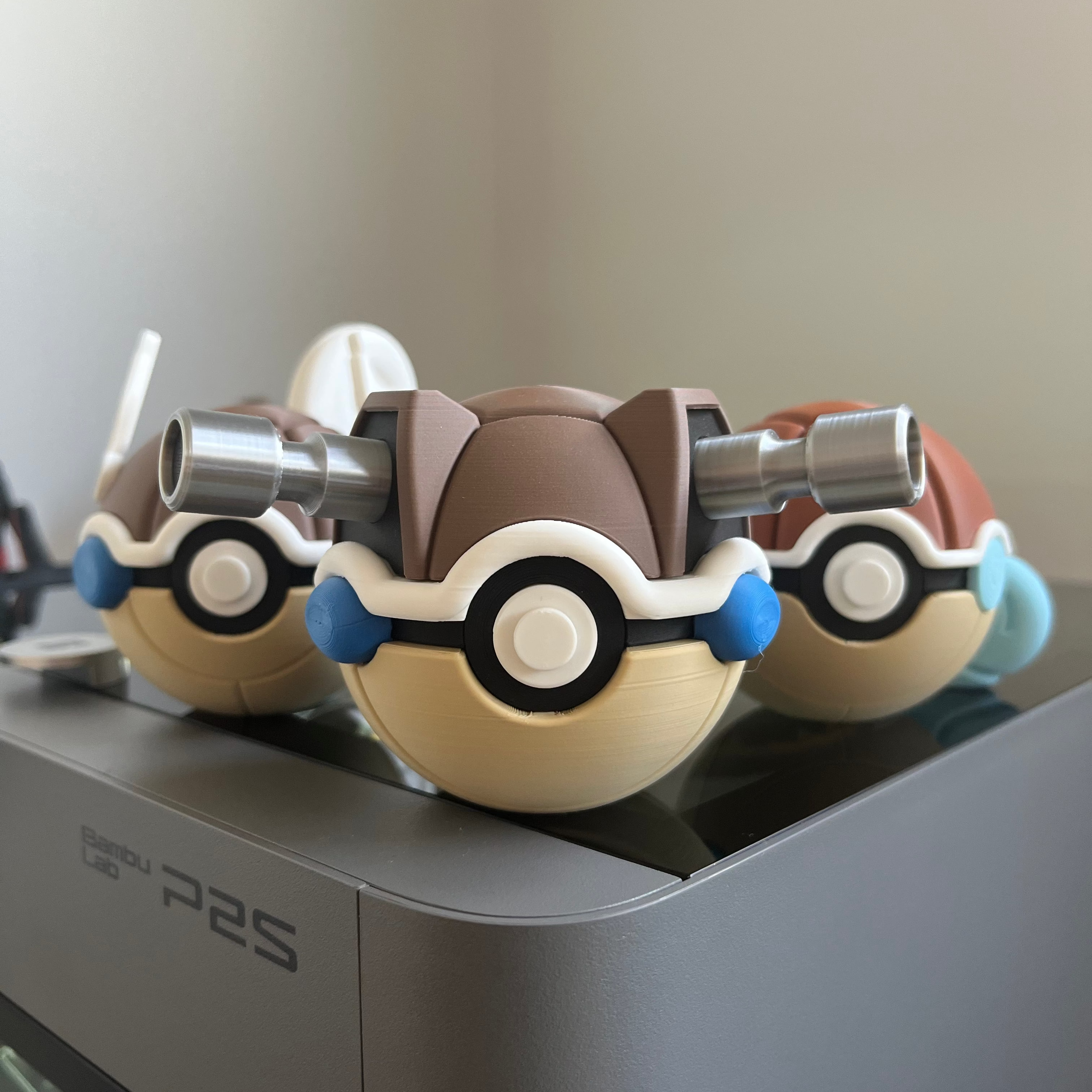 Blastoise Monster Ball, on display