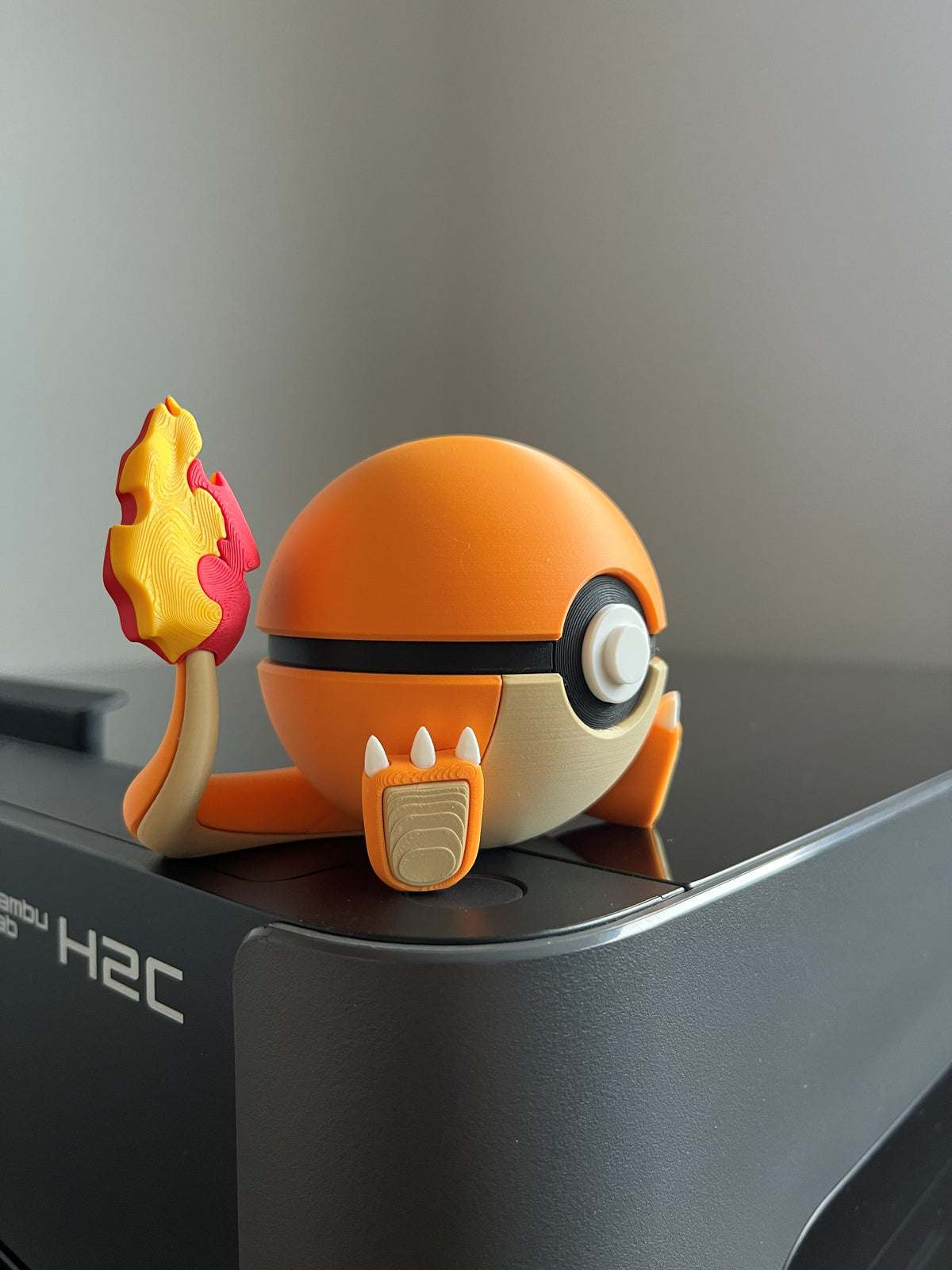 Charmander Monster Ball, side profile