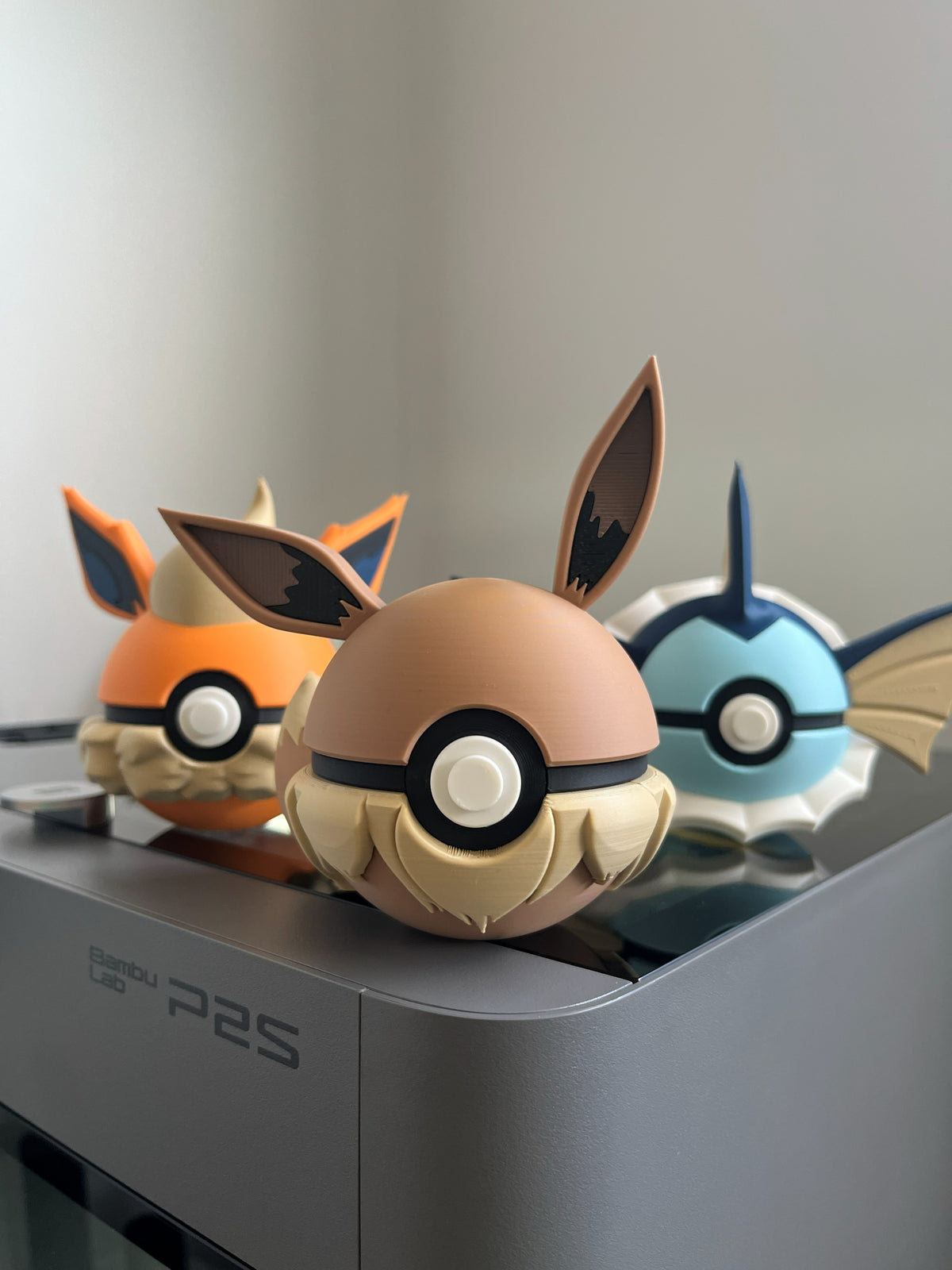 Eevee Monster Ball, on display