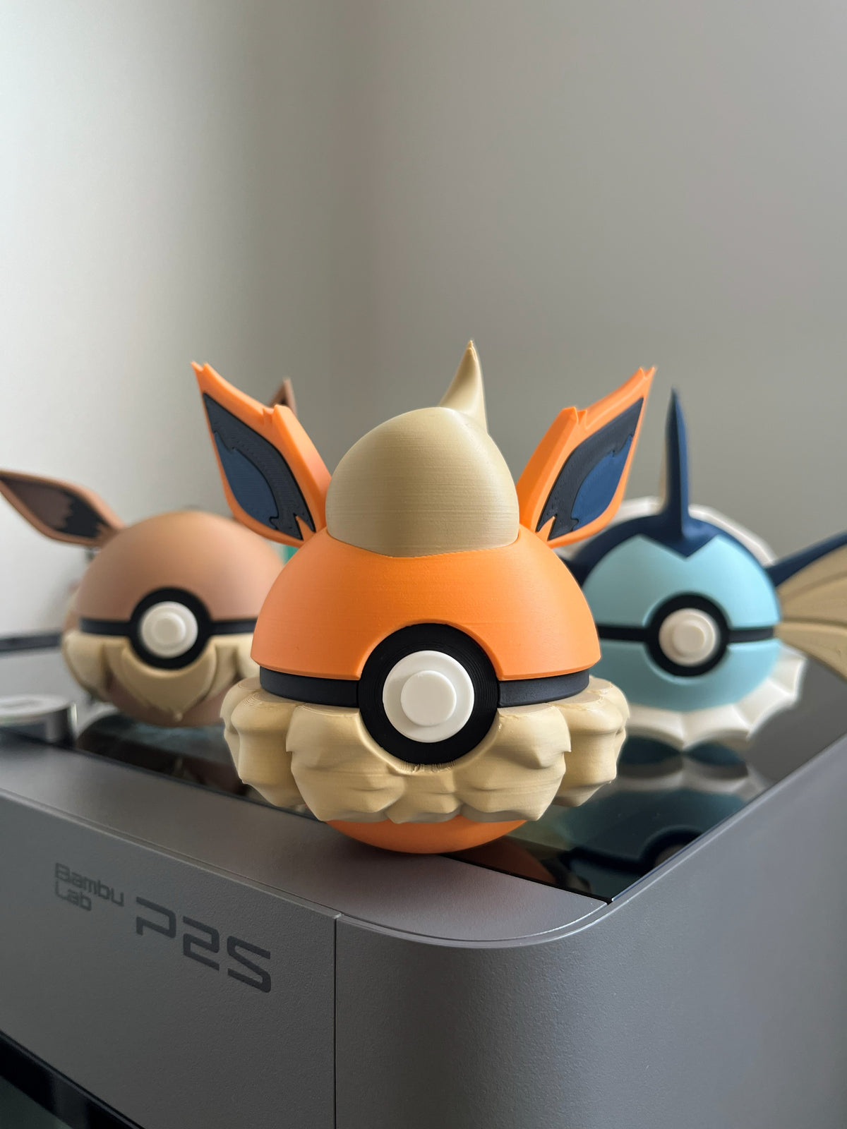 Flareon Monster Ball, on display