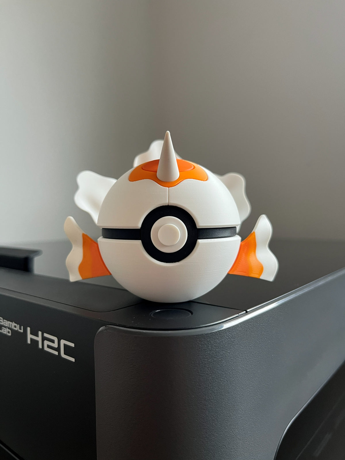 Goldeen Monster Ball, front view