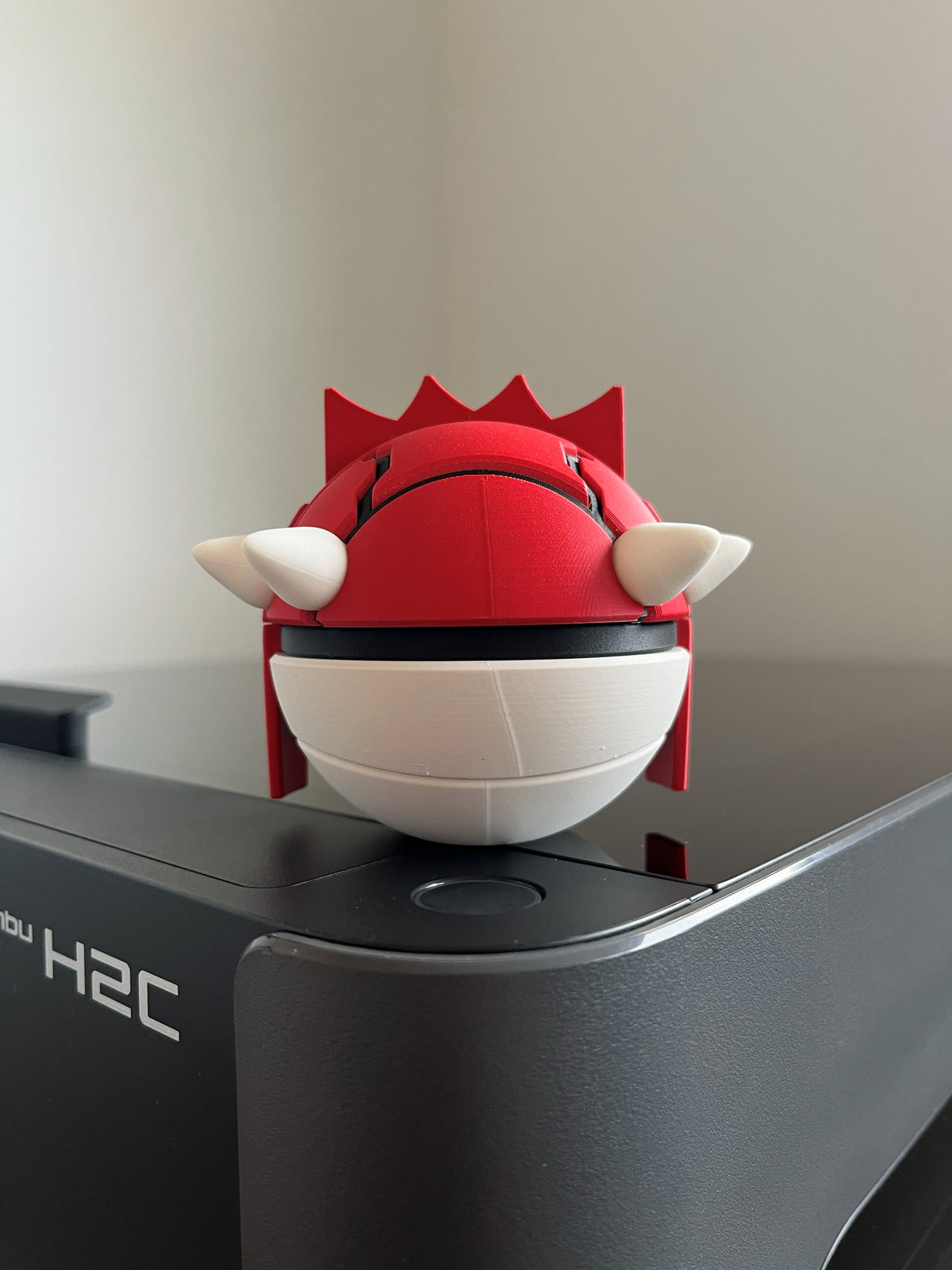 Groudon Monster Ball, back view