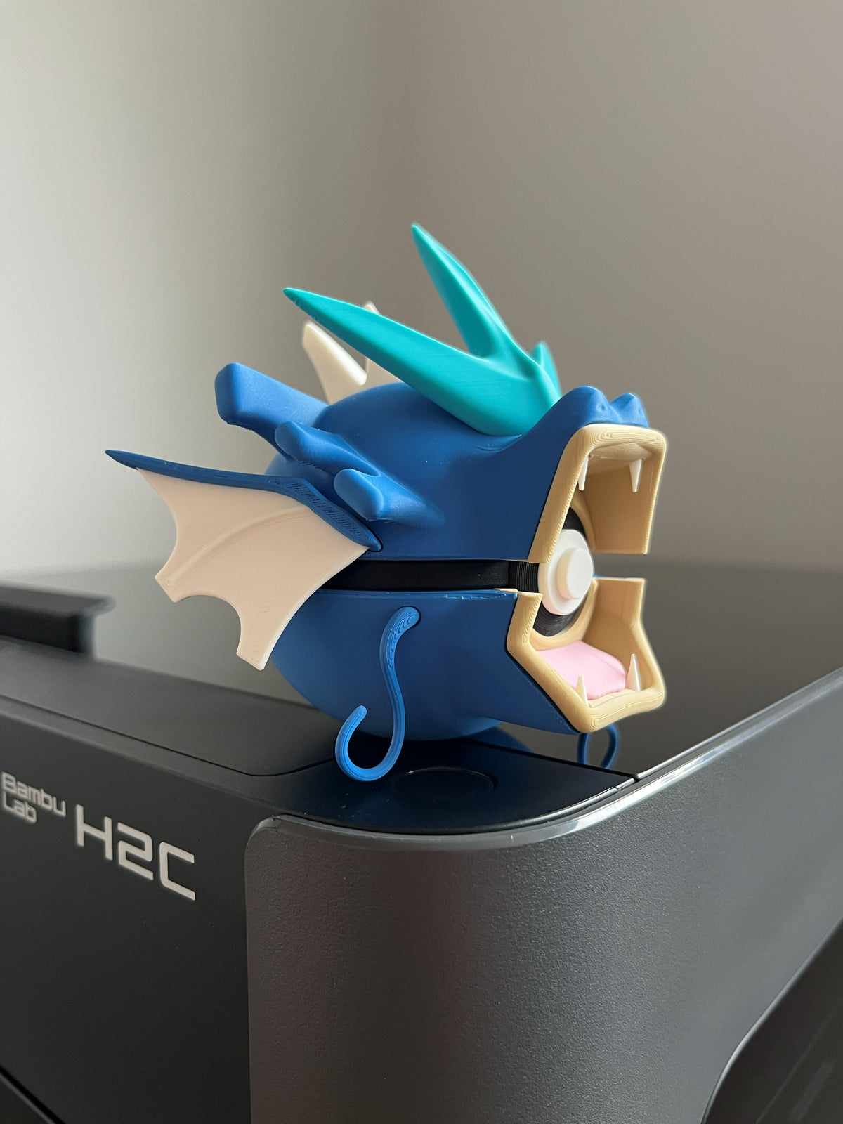 Gyarados Monster Ball, side profile