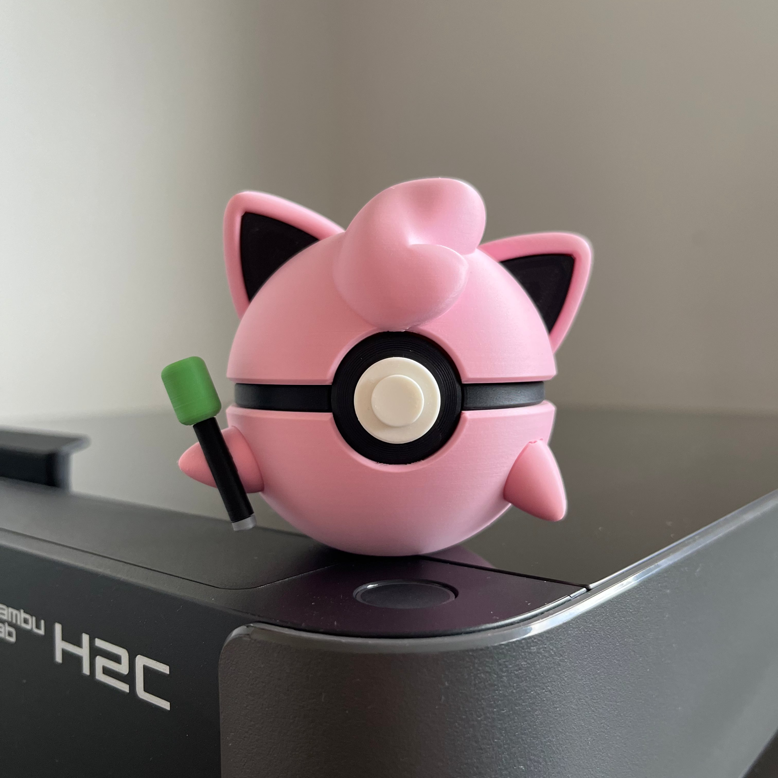 Jigglypuff Monster Ball, front view