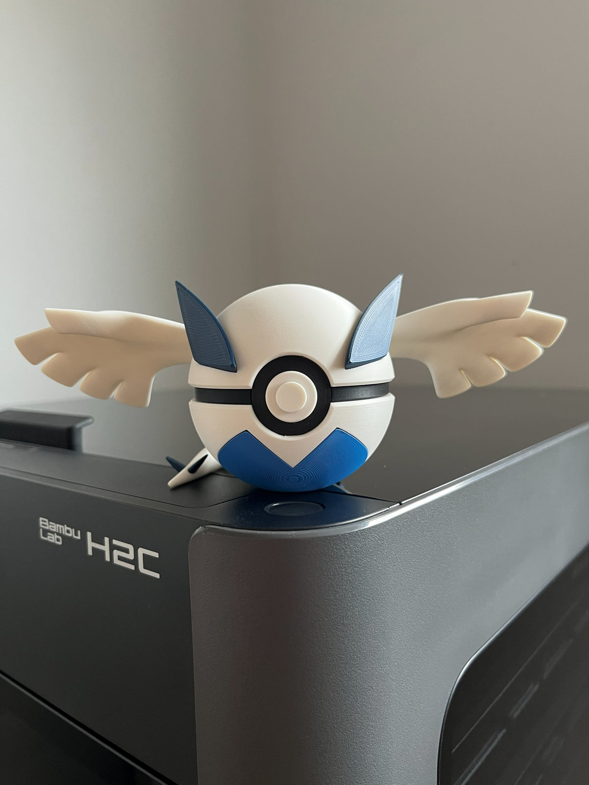 Lugia Monster Ball, front view