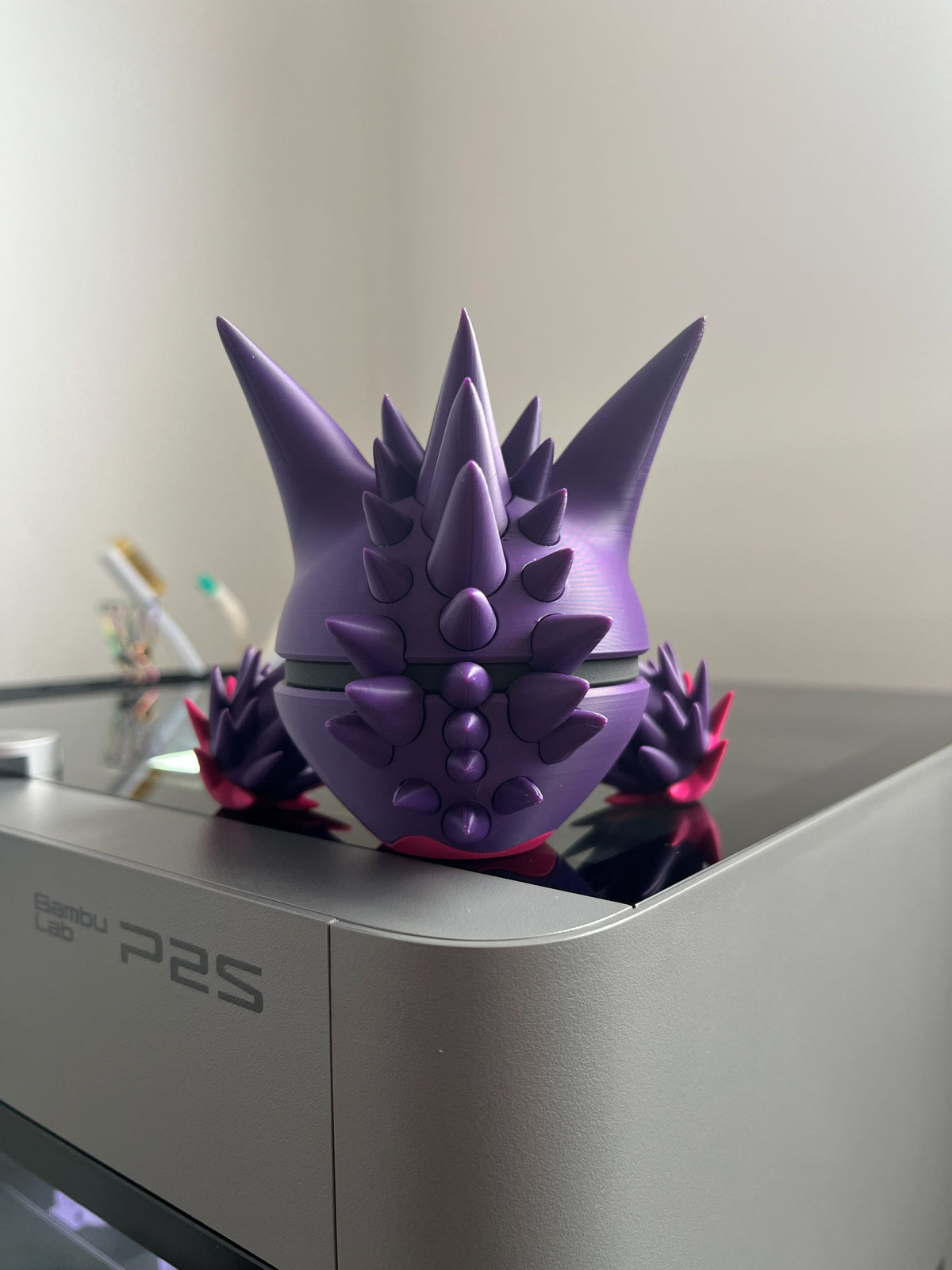 Mega Gengar Monster Ball, back view