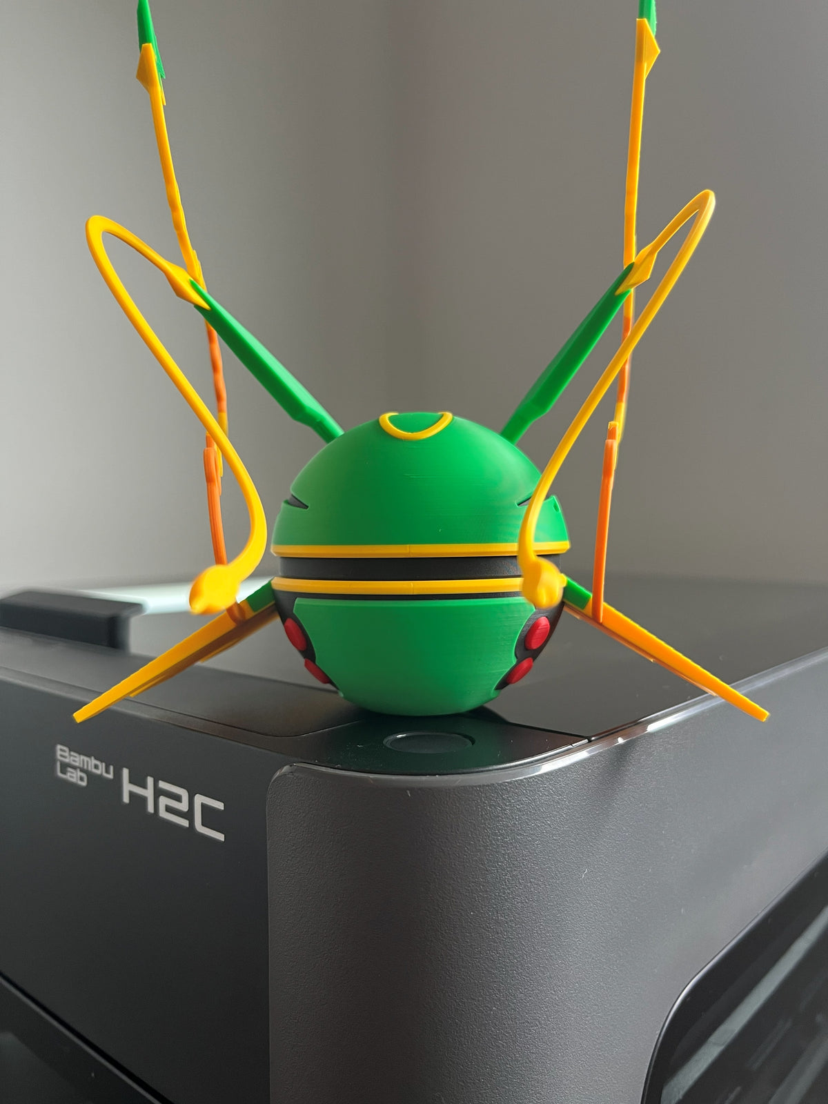 Mega Rayquaza Monster Ball, back view