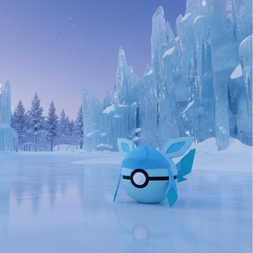 Glaceon Monster Ball