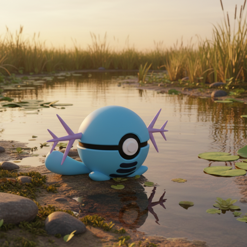 Wooper Monster Ball