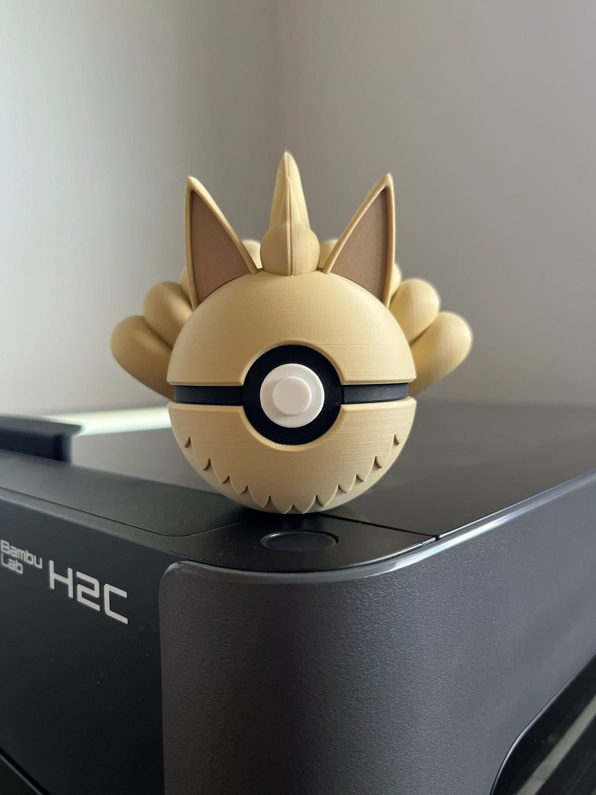 Ninetales Monster Ball, front view