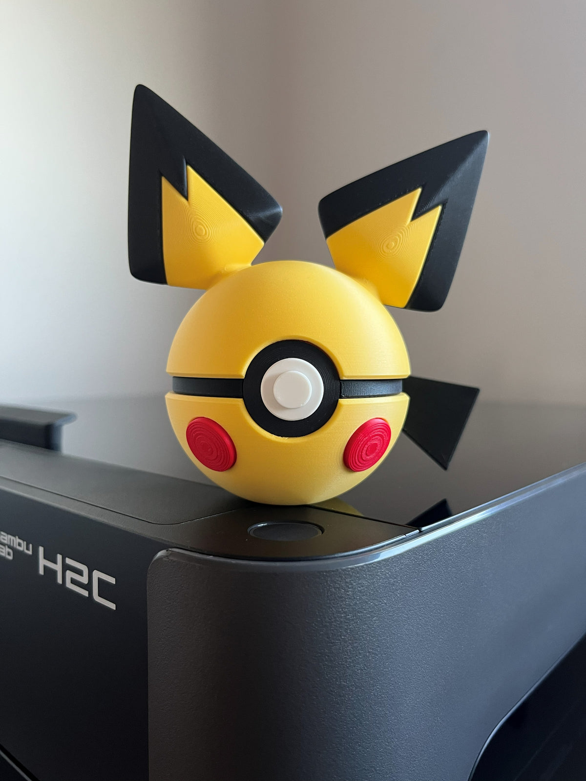 Pichu Monster Ball, front view