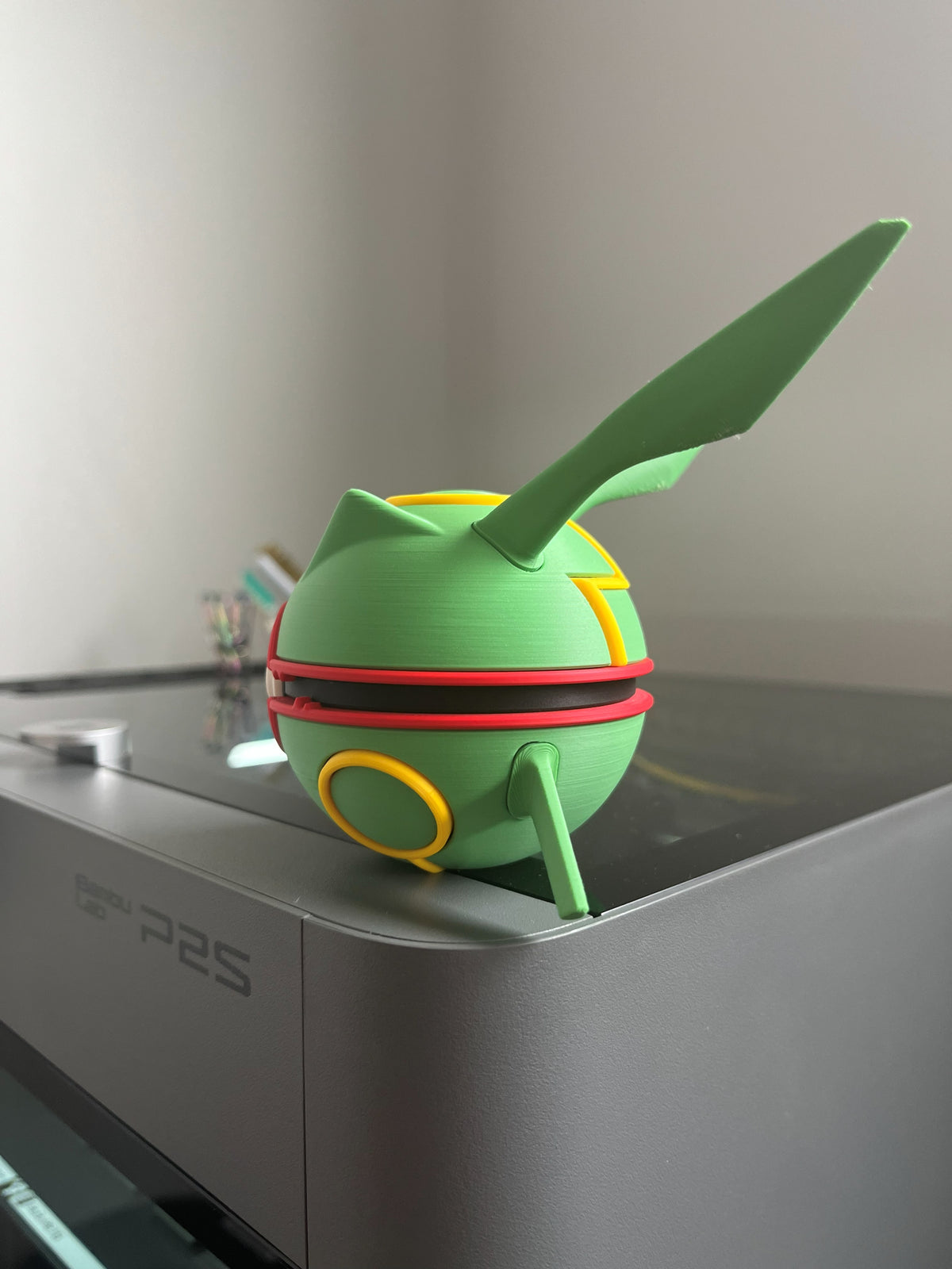 Rayquaza Monster Ball, left side